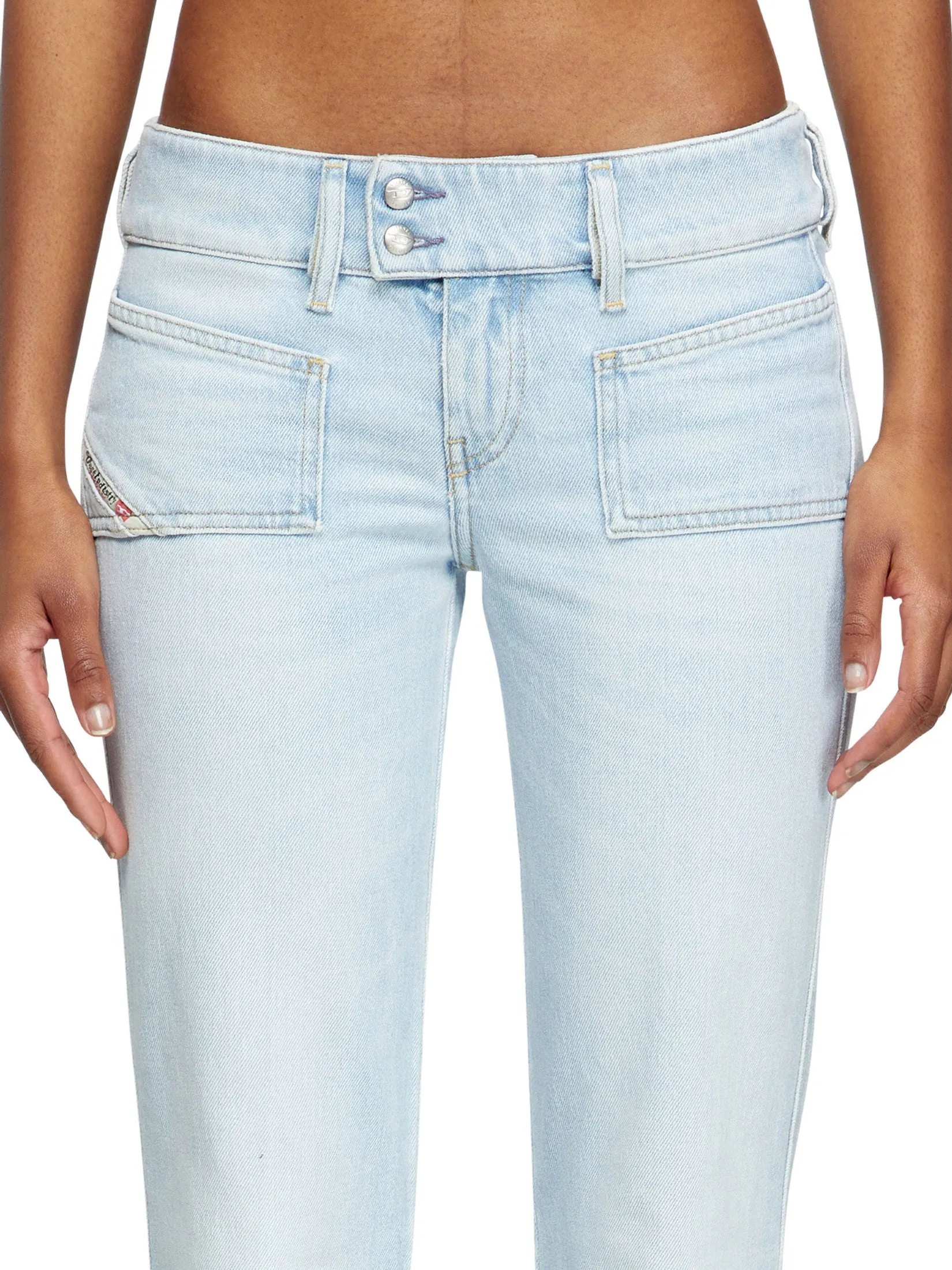 DIESEL Jeans Pants Women D-HUSH L.30 TROUSERS Blue