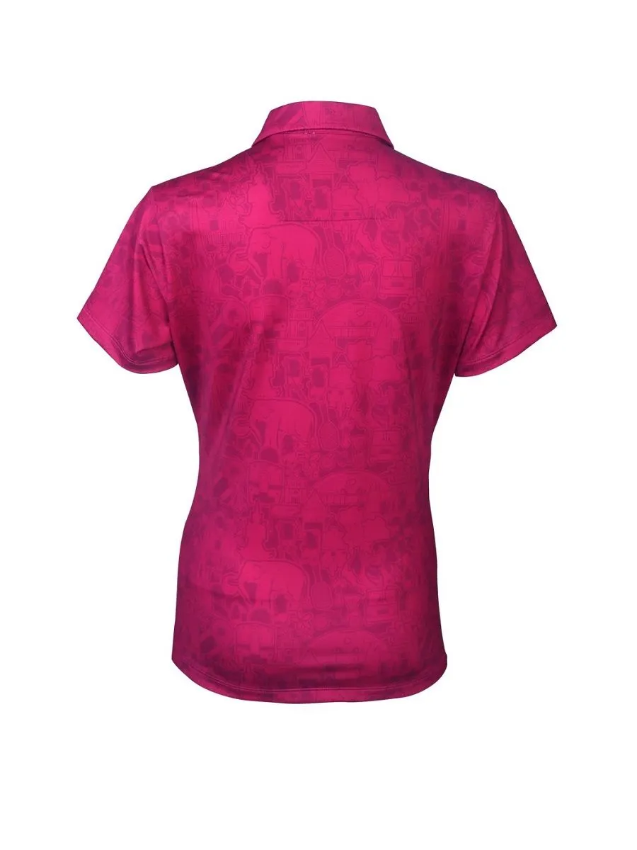 XOLO Red WOMEN THAILAND ICONIC POLO (040088)