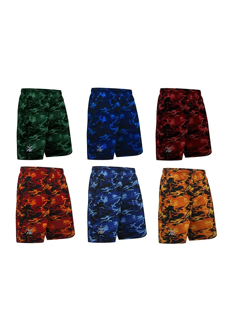 FBT MULTICOLOR FBT Printed Fabric Shorts (6 pieces set) BD2601