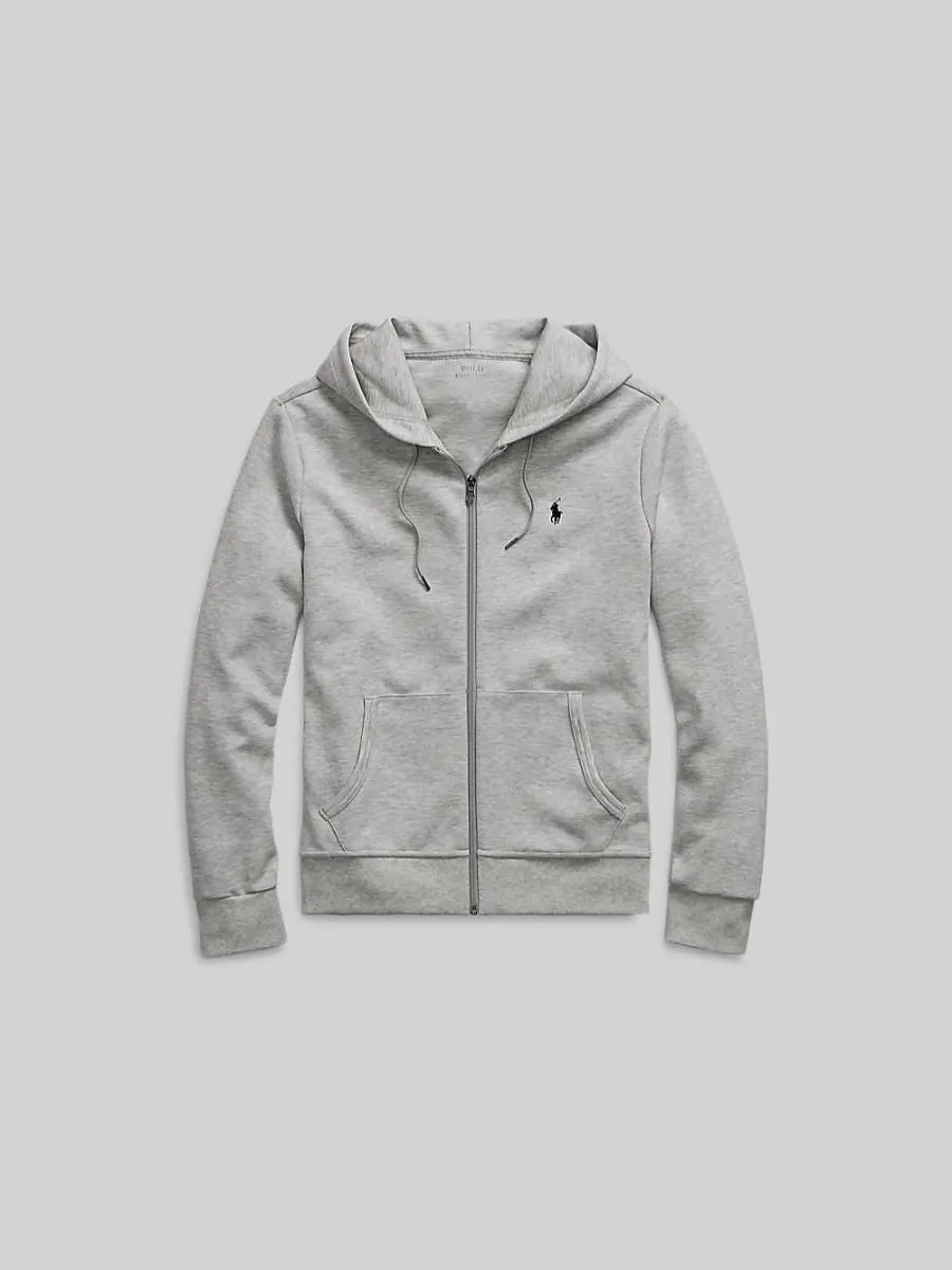 POLO RALPH LAUREN Men Jacket-Double-Knit Full-Zip Hoodie-Grey