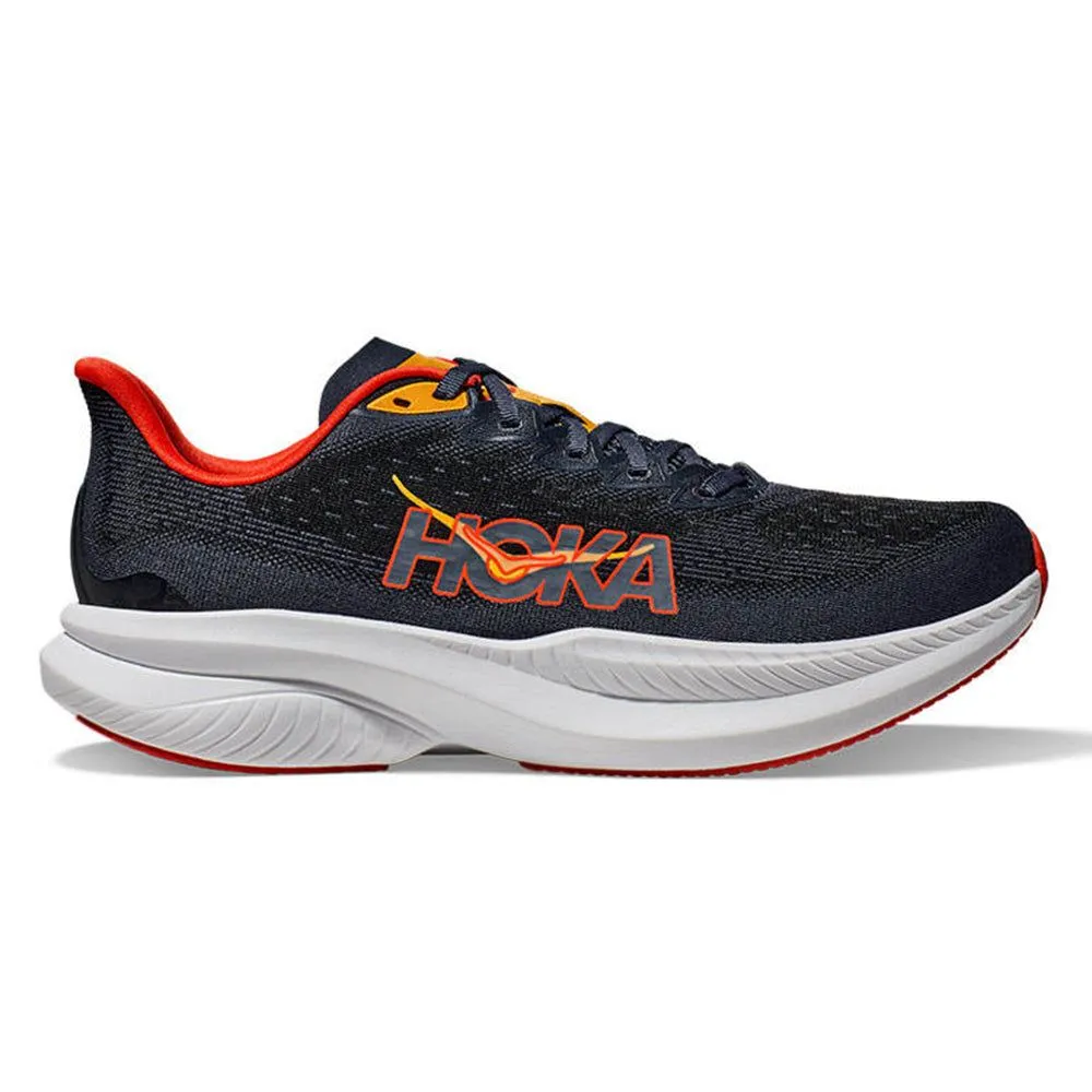 HOKA Men Running Shoes Mach 6 Wide Navy - HO229SH341EETH
