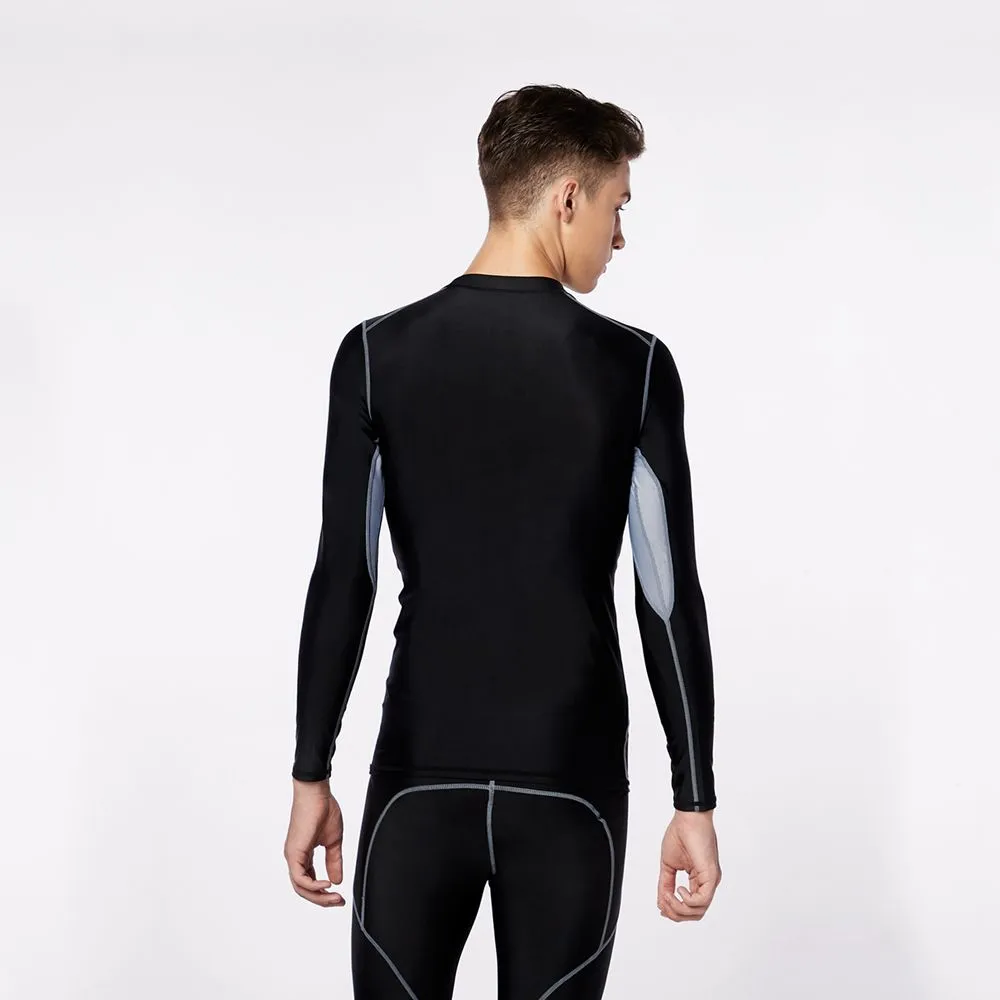 SPANDEX Black/Black-NS001-Compression top