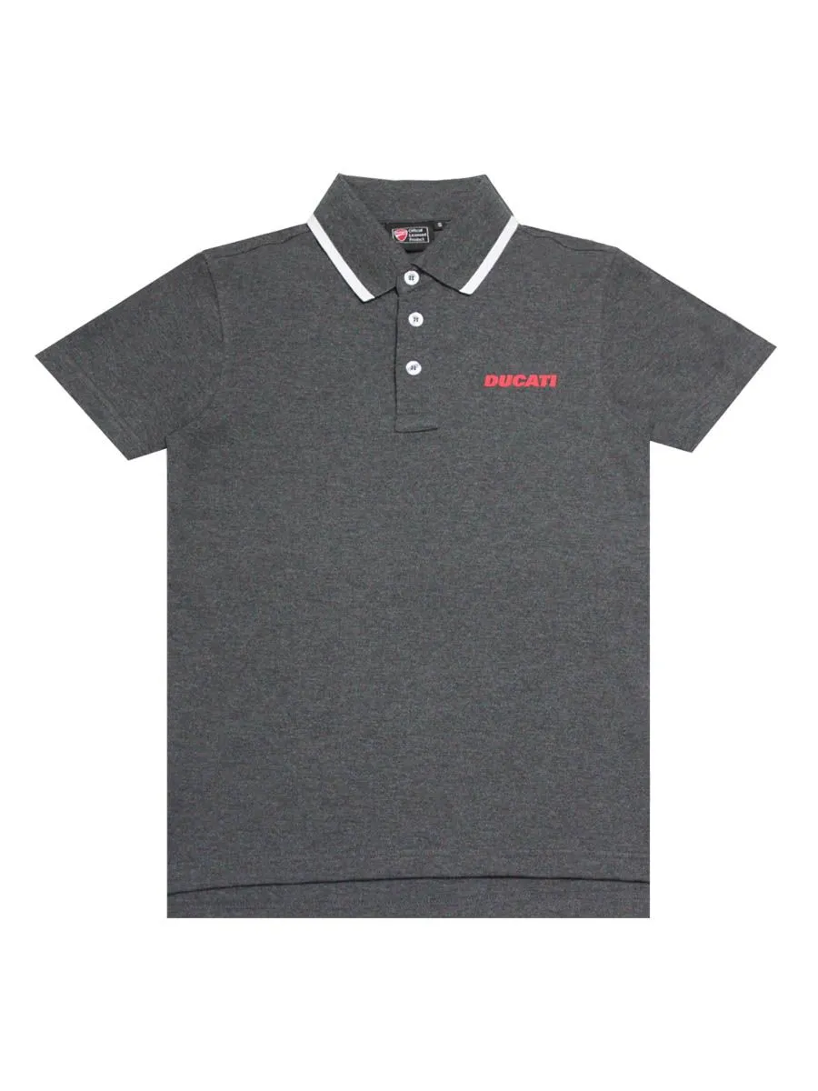 DUCATI Grey  POLO-shirt for men DCT52 045DK