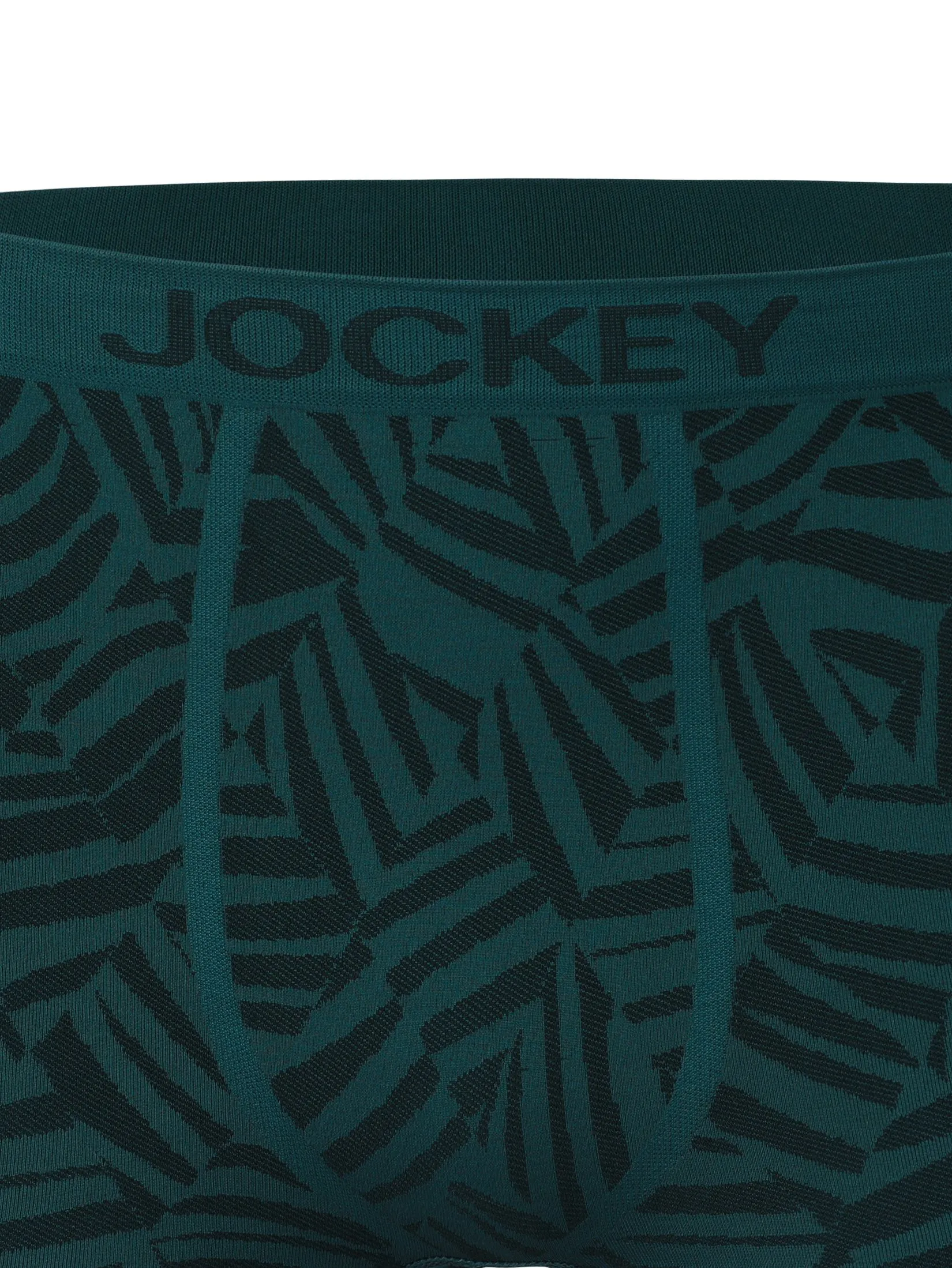 JOCKEY UNDERWEAR Men's SEAMFREE FASHION TRUNKS GREEN