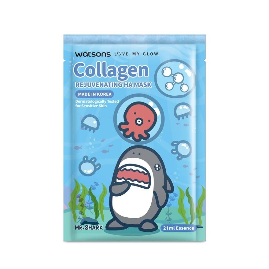 Watsons Love My Glow Collagen Rejuvenating HA Mask 1 sheet.