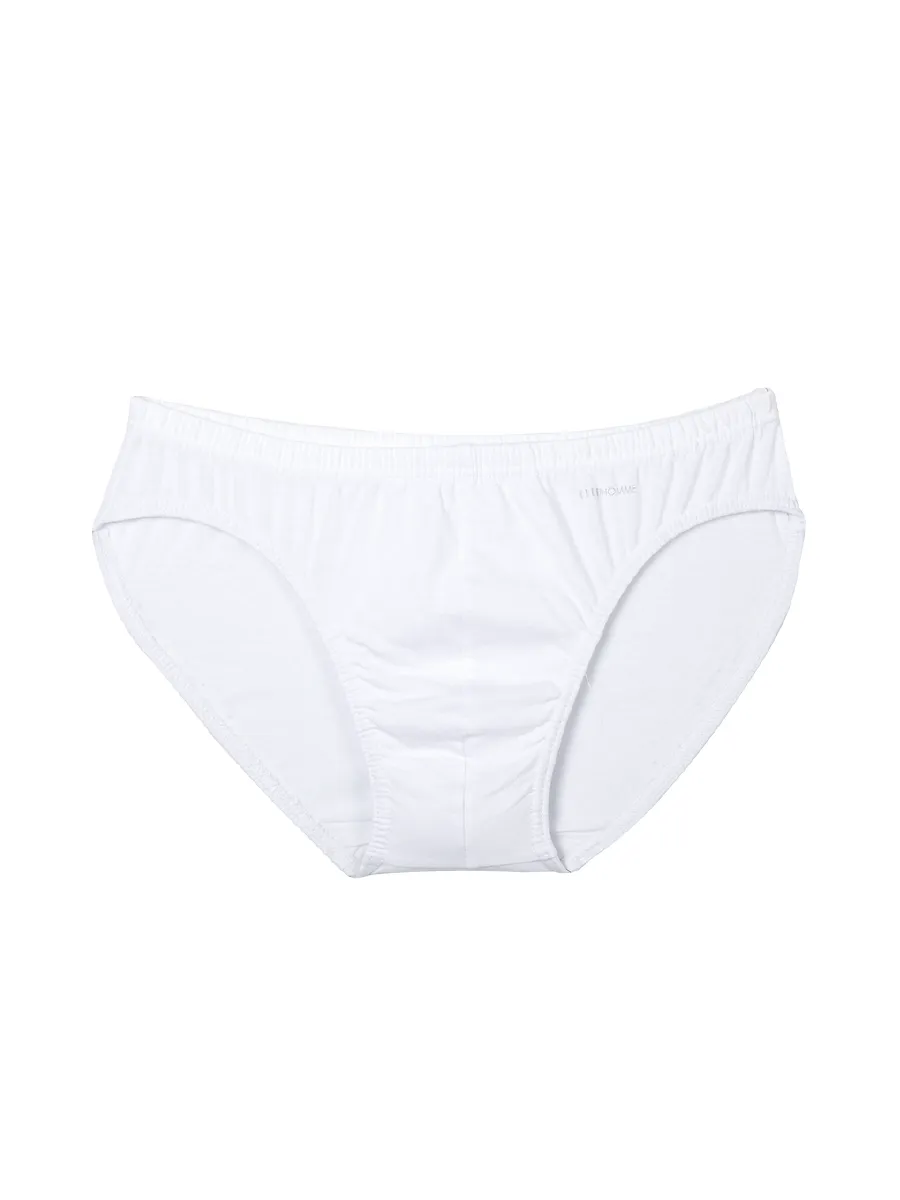 ELLE HOMME White Men's underwear pack of 3 cotton 100% KUB9999WH