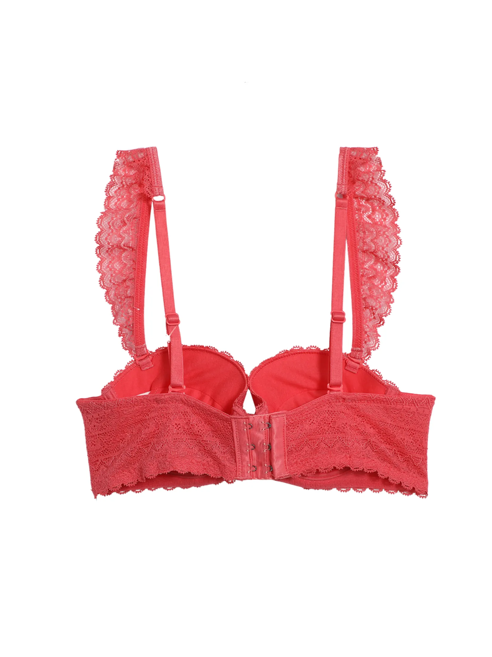 ELLE LINGERIE Women's Moulded Bra smooth cup bra with foam padding LB6642 - Rose