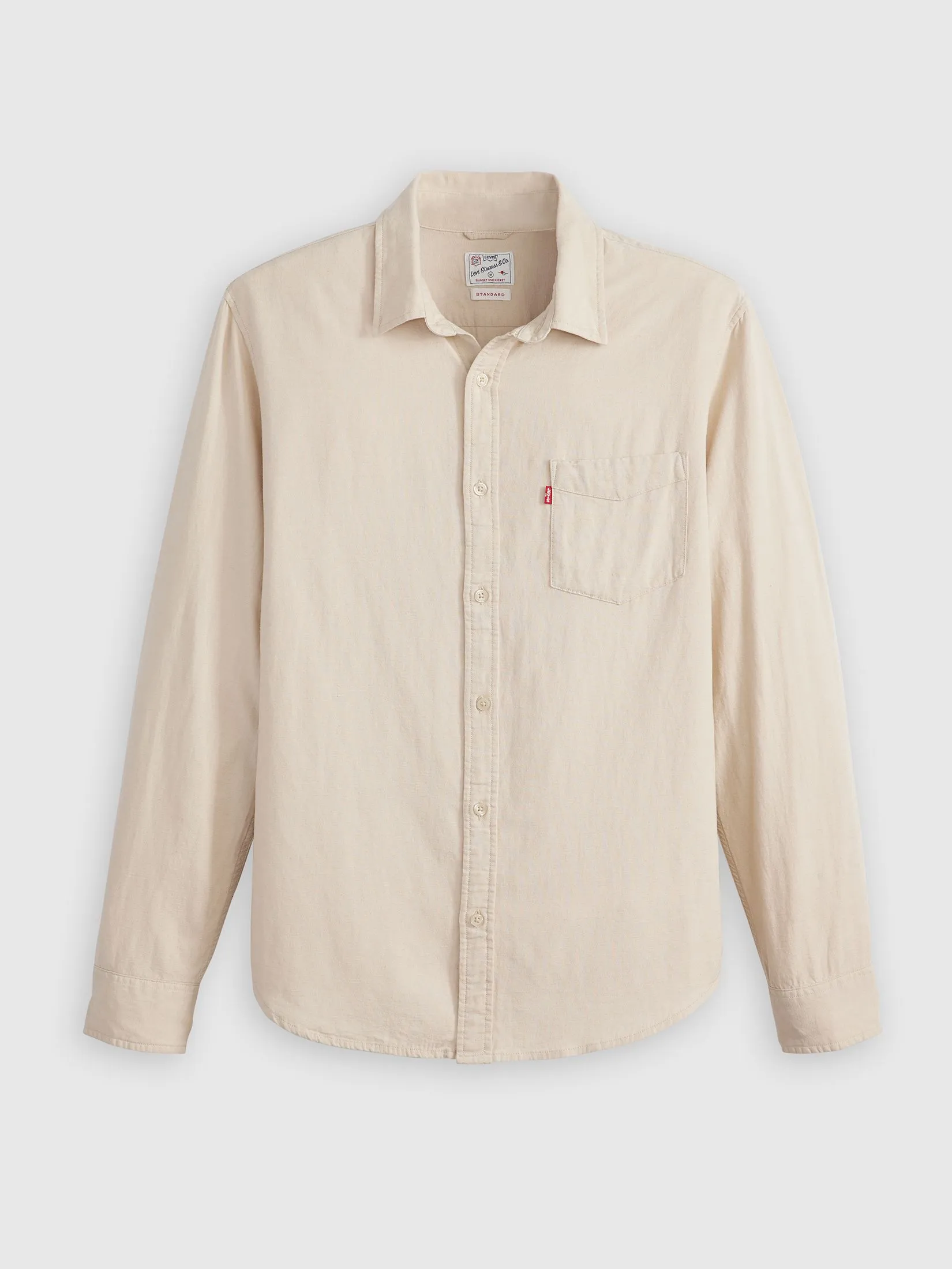 LEVI'S Men's Sunset Pocket Standard Fit Shirt Neutral