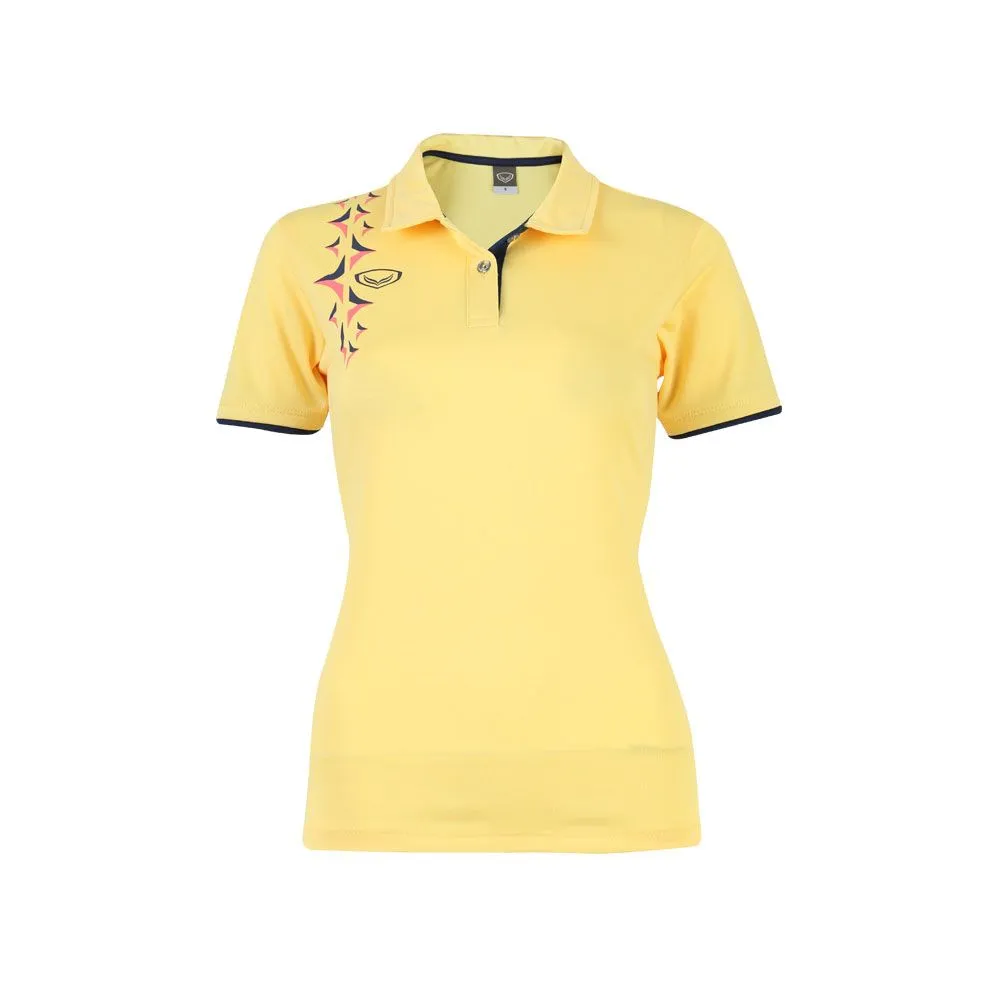GRAND SPORT Yellow Women's polo shirt (012792)
