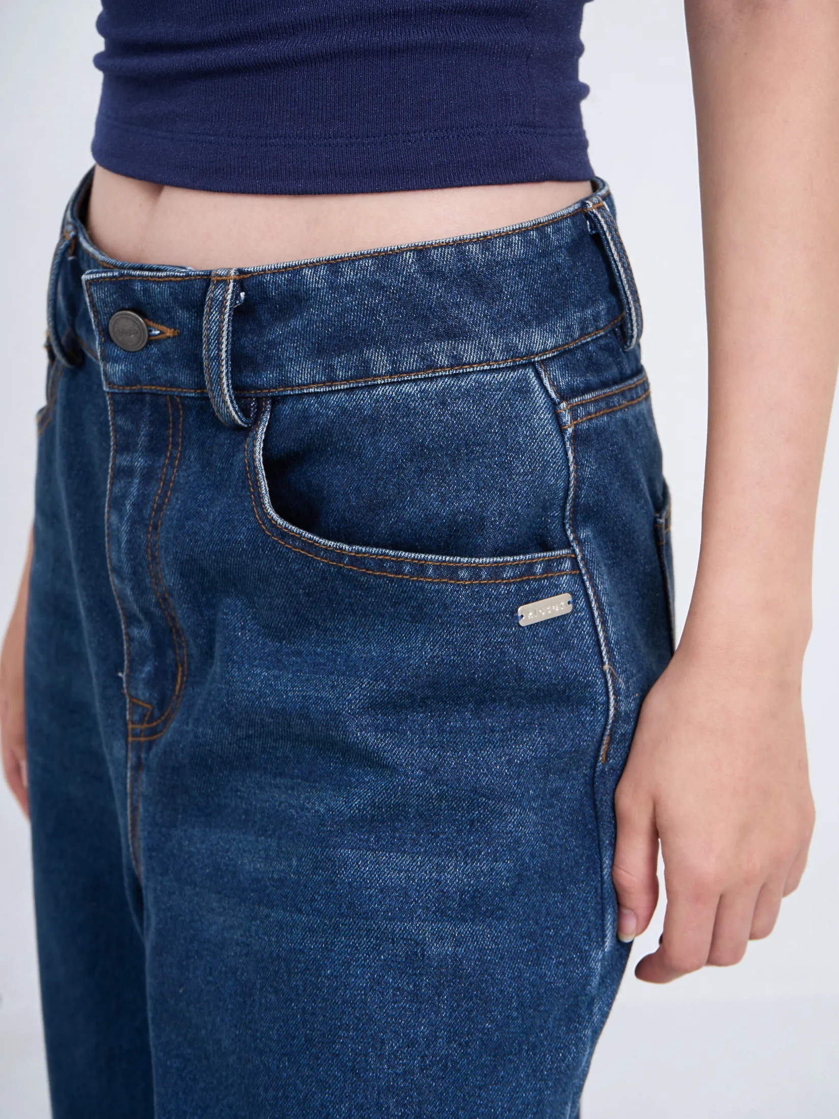 KLOSET (BS25) Women Timeless High Jeans