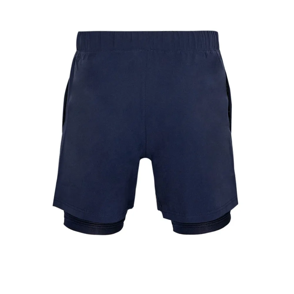 REEBOK Men Training Shorts 2 in 1 Blue - RE099AP212ELTH