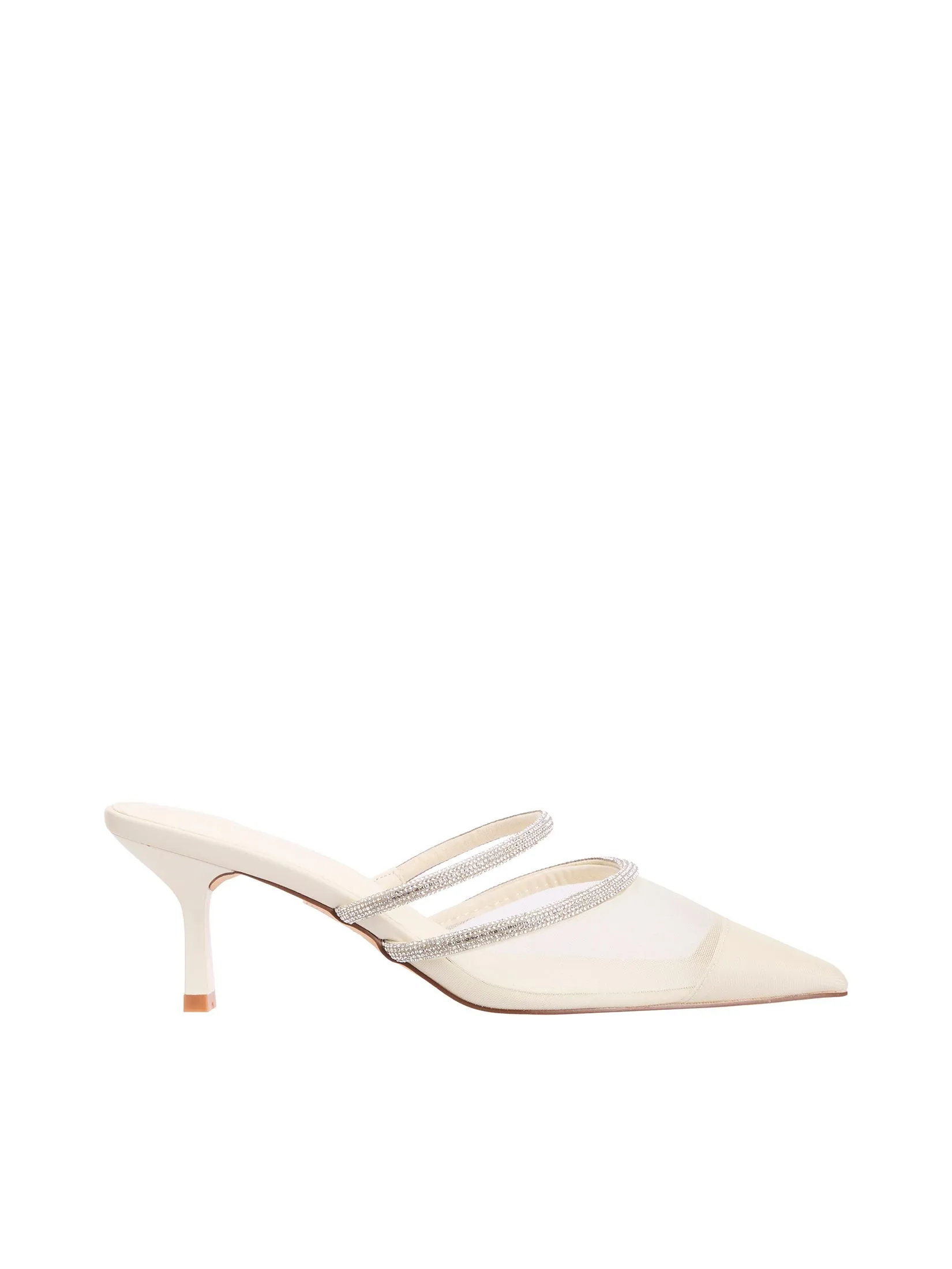 FOF Women Pump Pointed Toe Sparkling