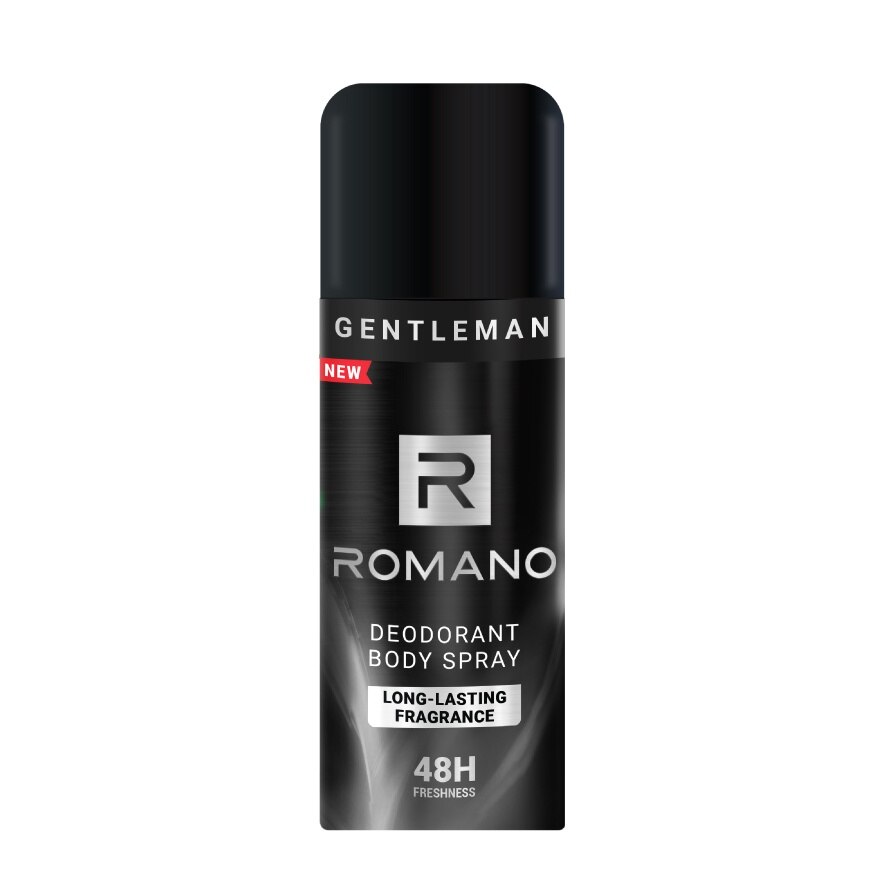Romano Body Spray Gentleman 150 Ml. - Black