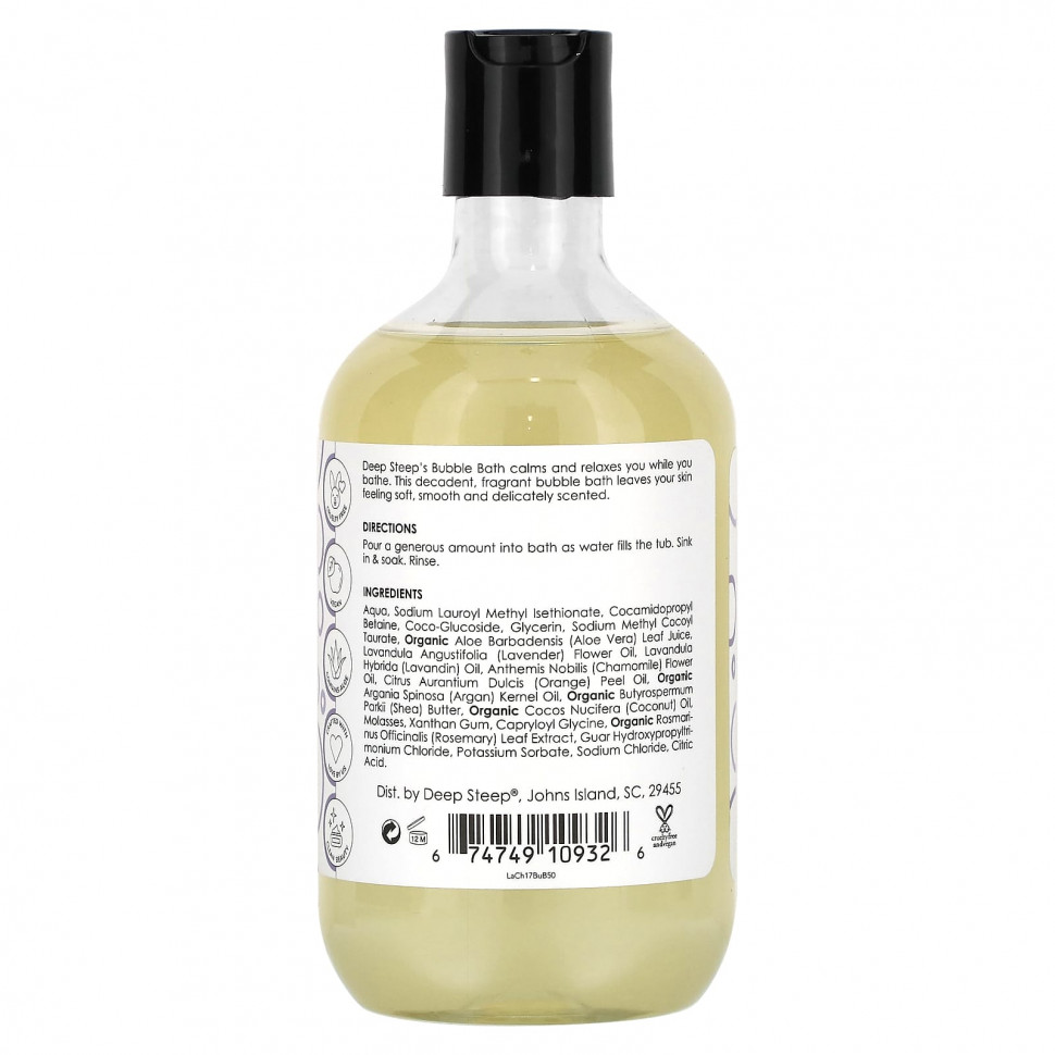 Deep Steep, Жемчужная ванна, лаванда и ромашка, 503 мл (17 жидк. Унций)