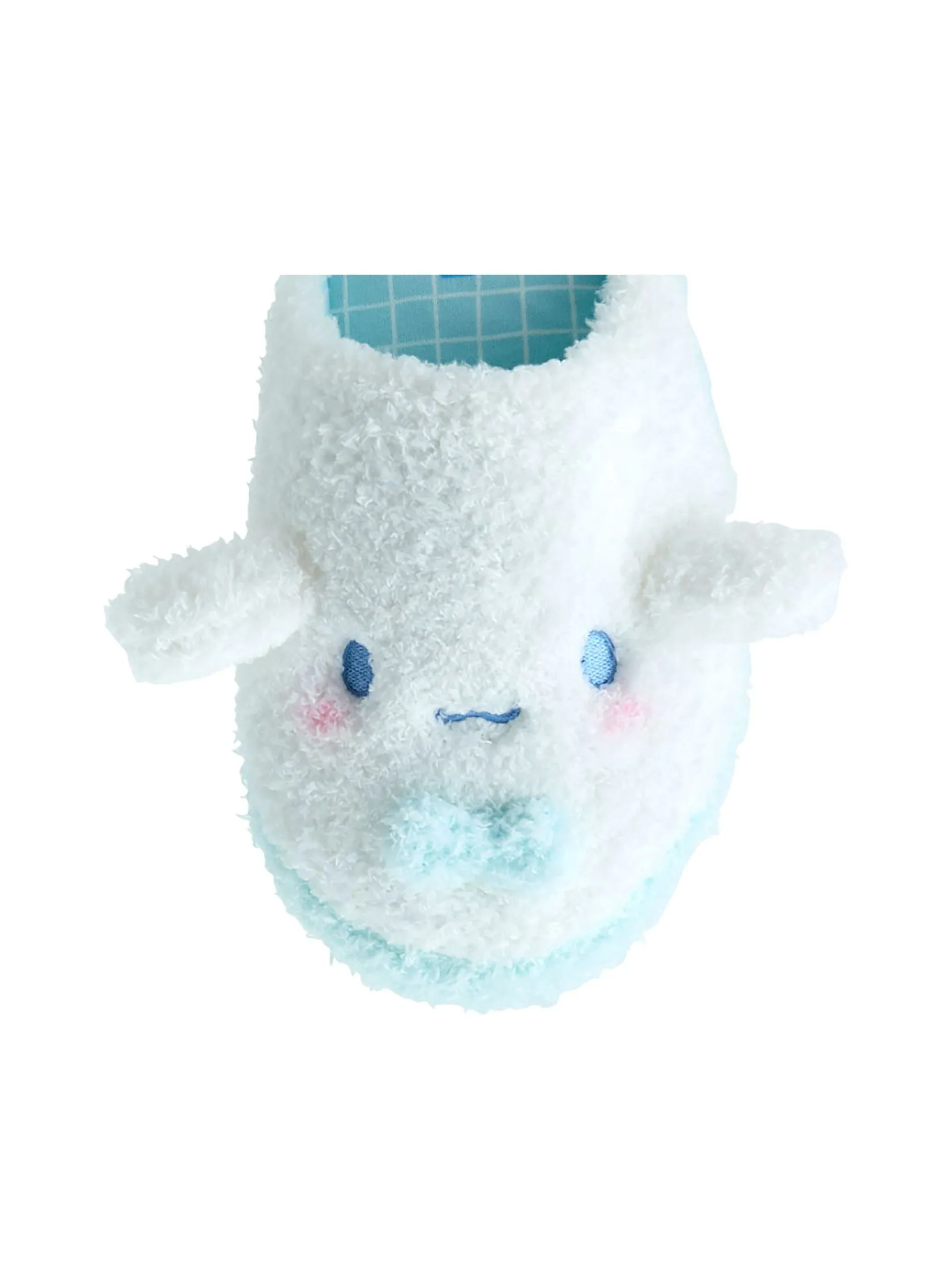 SANRIO Room Slippers Face Cinnamoroll Blue