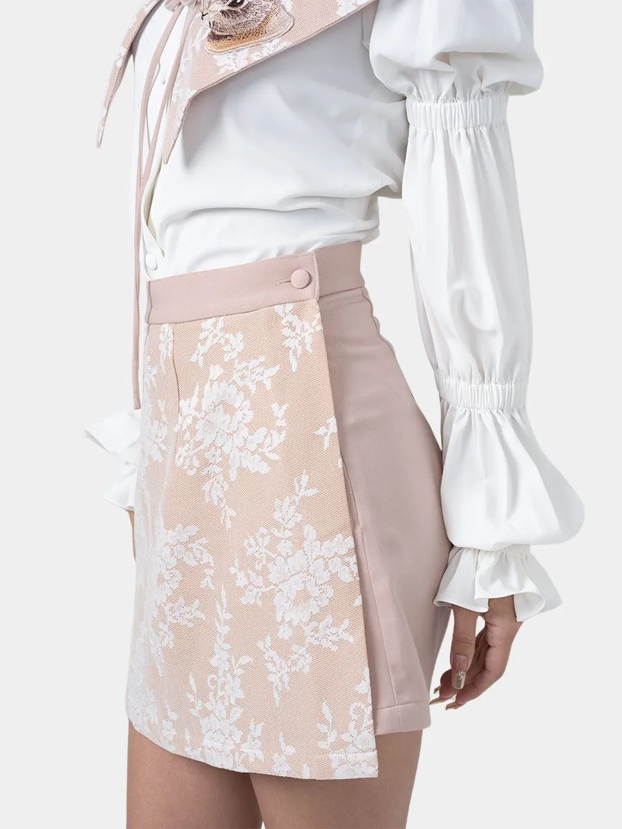 AMASS ME Women Rabbit Whisper Skirts Pants Pink