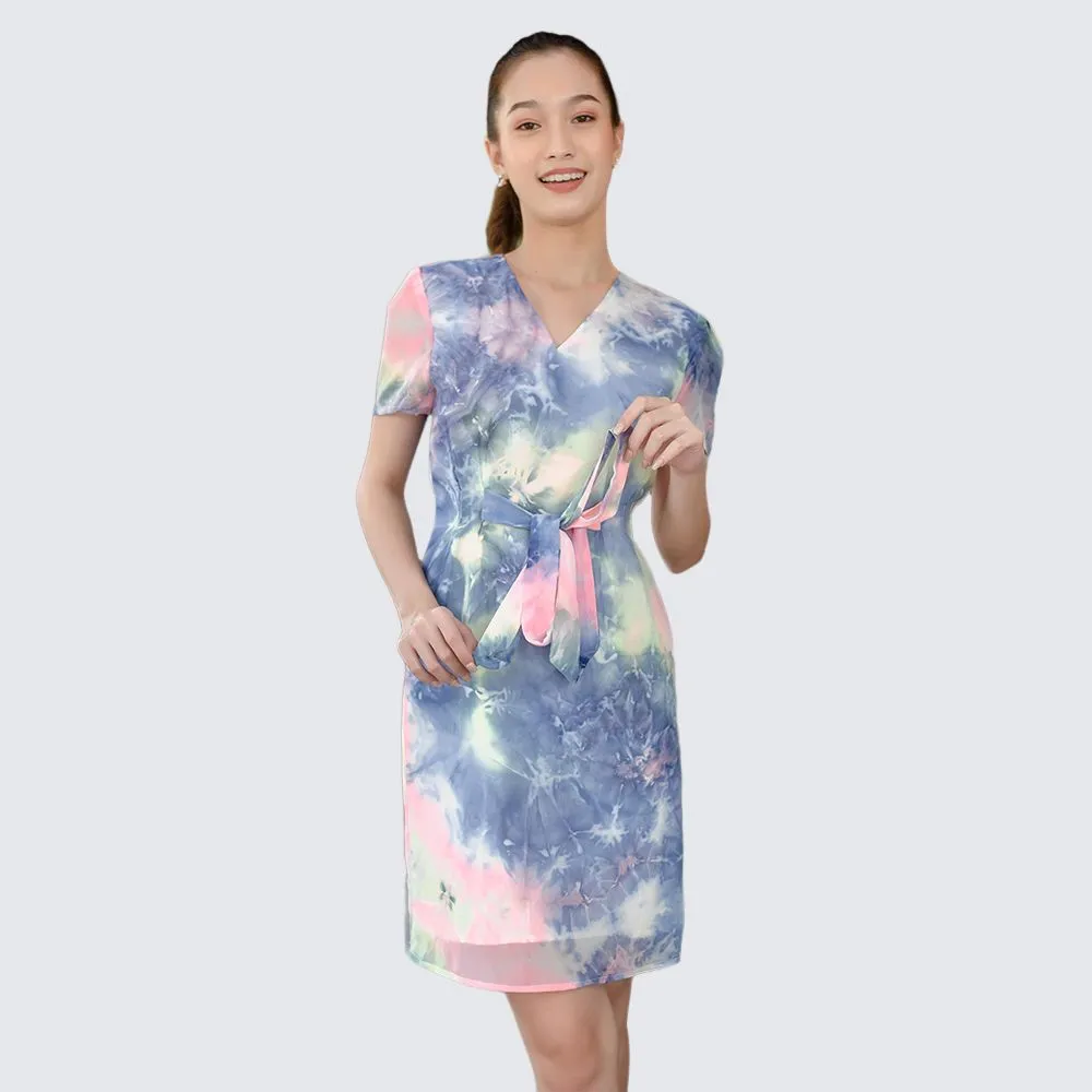 AMILA Blue Dress AM-D995 IGPU22-4