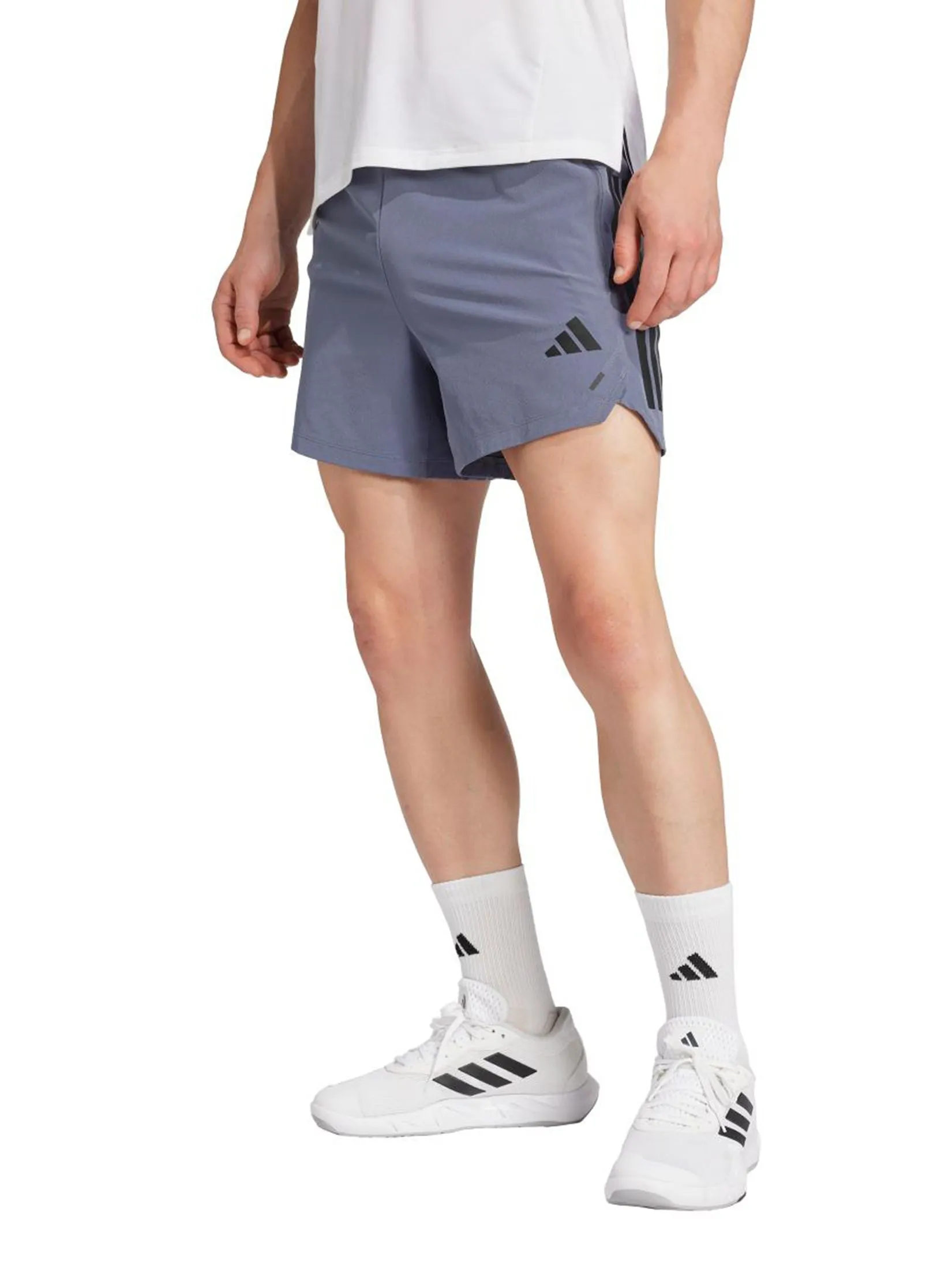 ADIDAS Men Shorts Power 3-Stripes Smoky Purple