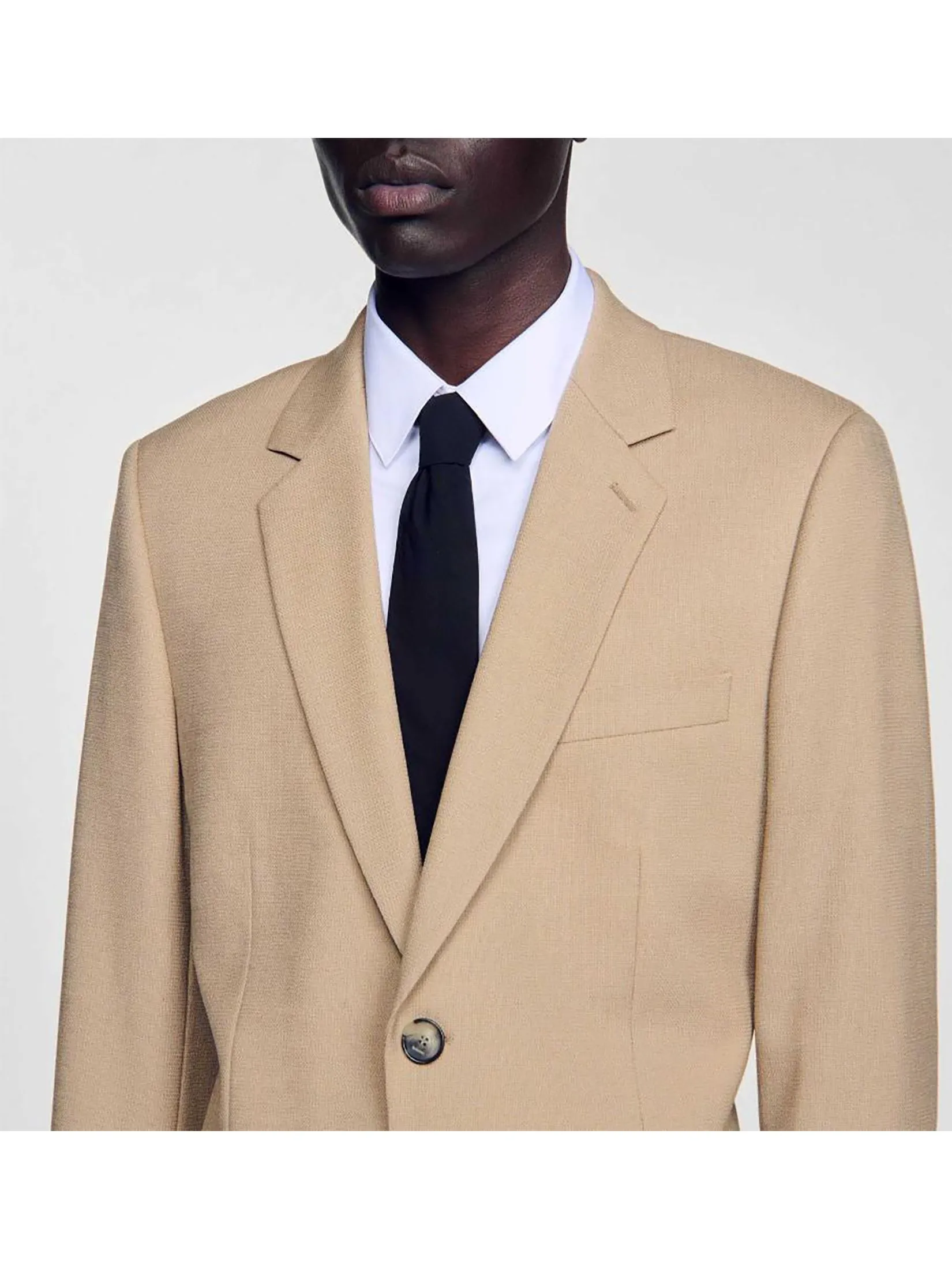 SANDRO Wool Suit Jacket
