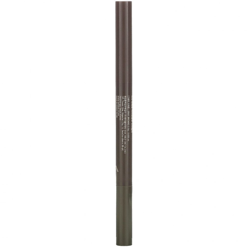 Missha, Perfect Eyebrow Styler, серо-коричневый, 0,15 г (0,005 унции)