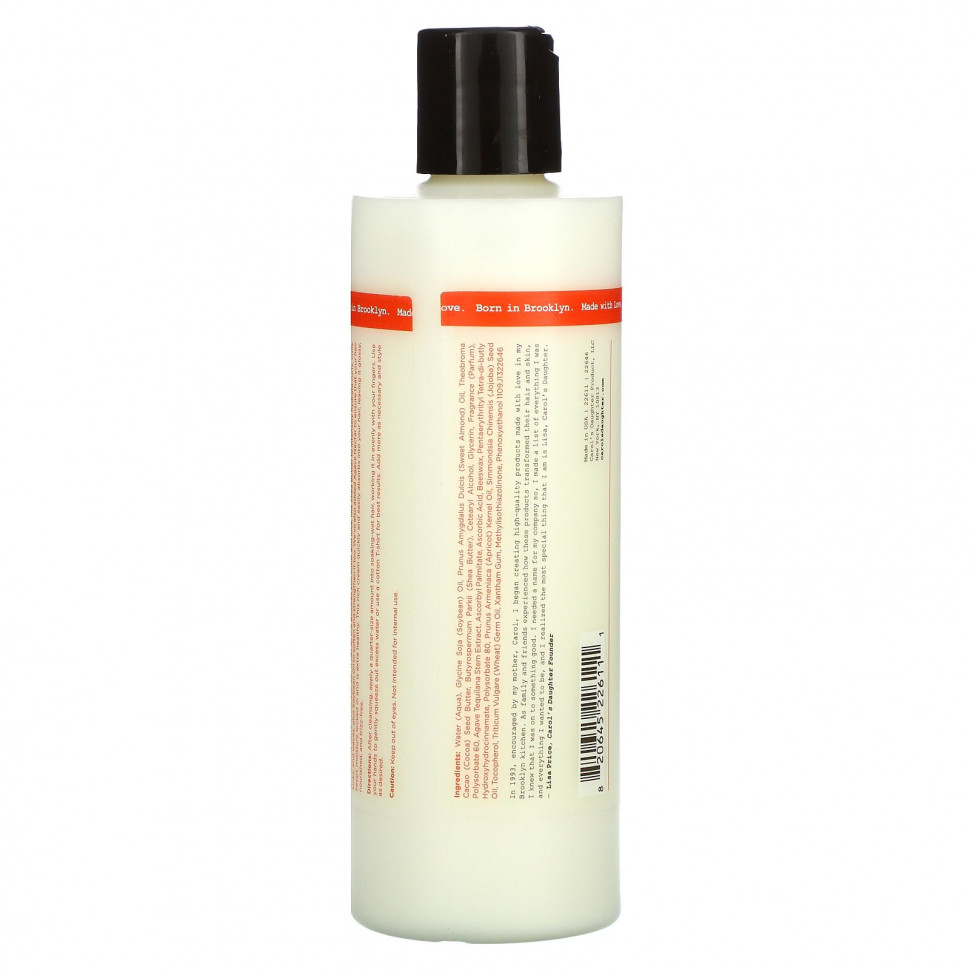 Carol's Daughter, Молочко для волос, питательное и кондиционирующее, оригинальное несмываемое увлажняющее средство, для кудрей, локонов, изгибов и волн, 236 мл (8 жидк. Унций)