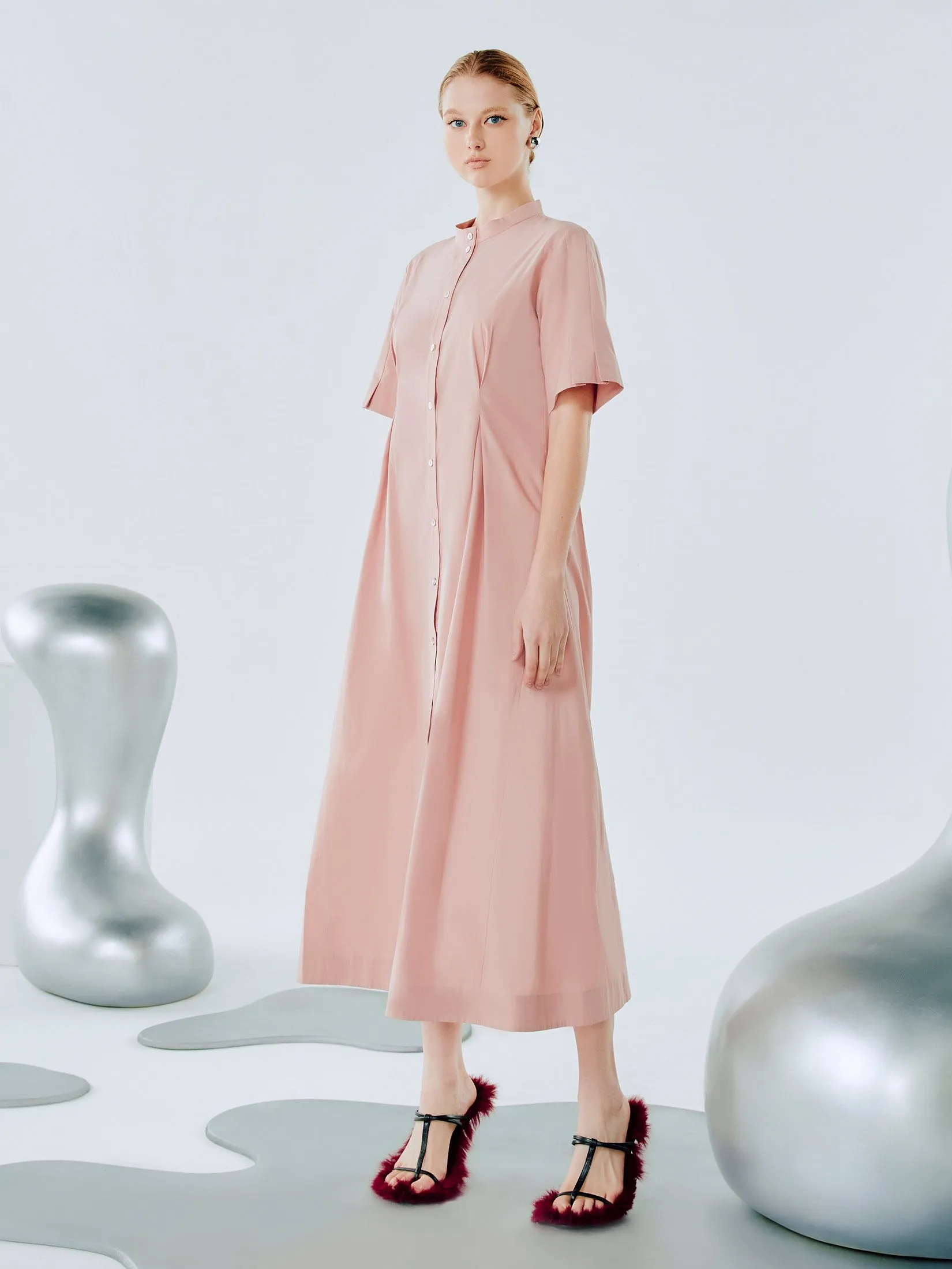 SHAKA Woman Dress Shirt Pink