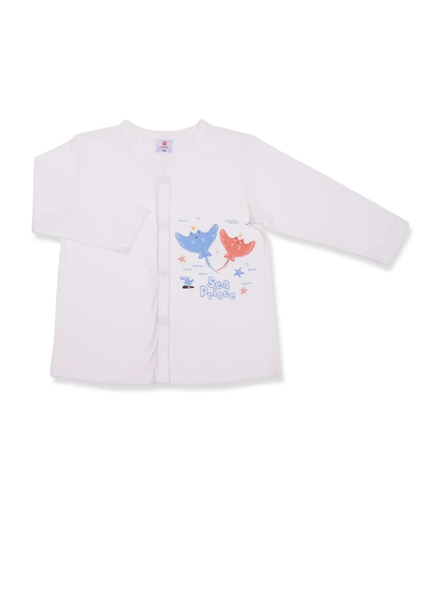 AUKA Off White ,long sleeve pajamas, kids set,Auka under the sea