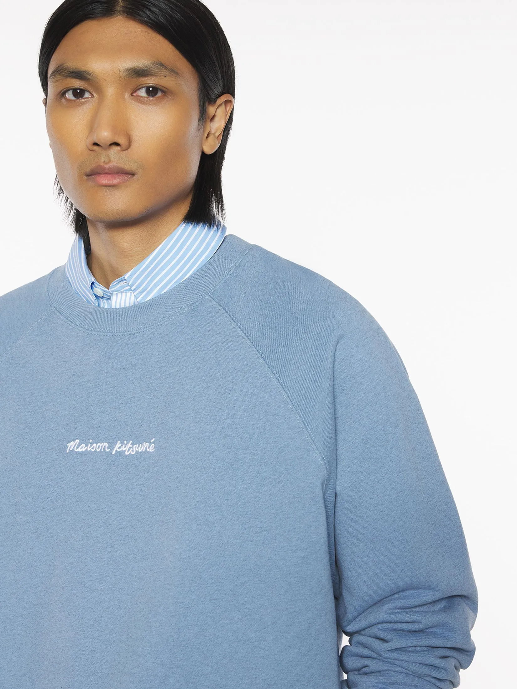 MAISON KITSUNÉ Men Sweatshirt Maison Kitsune Line Handwriting Oversize