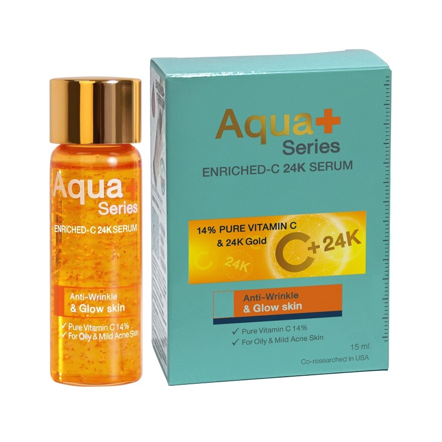 Aqua+ Enriched-C 24K Serum 15 ml.