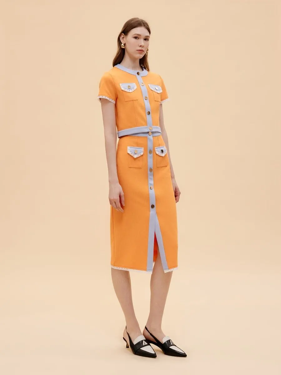 ASV ( SS24 )Gemy Women Skirt Orange