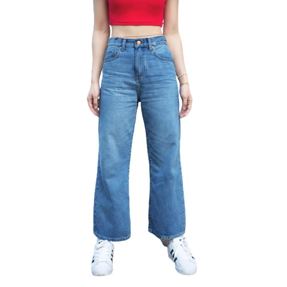 SIMPLE&RAW Mid Blue Woman Jean Morly Size - 26