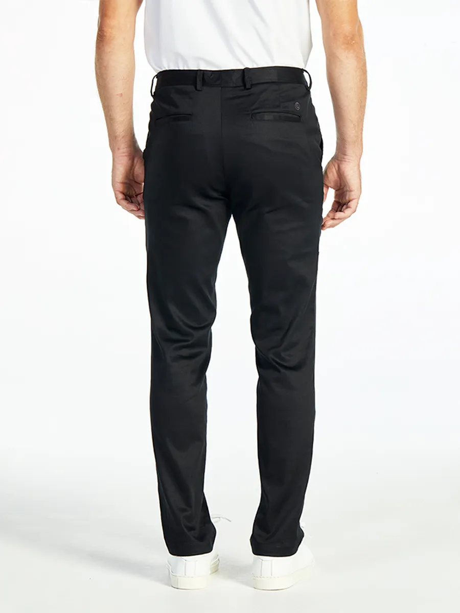 ELLE HOMME MEN SLIM CHINO PANTS W8L275BL - BLACK