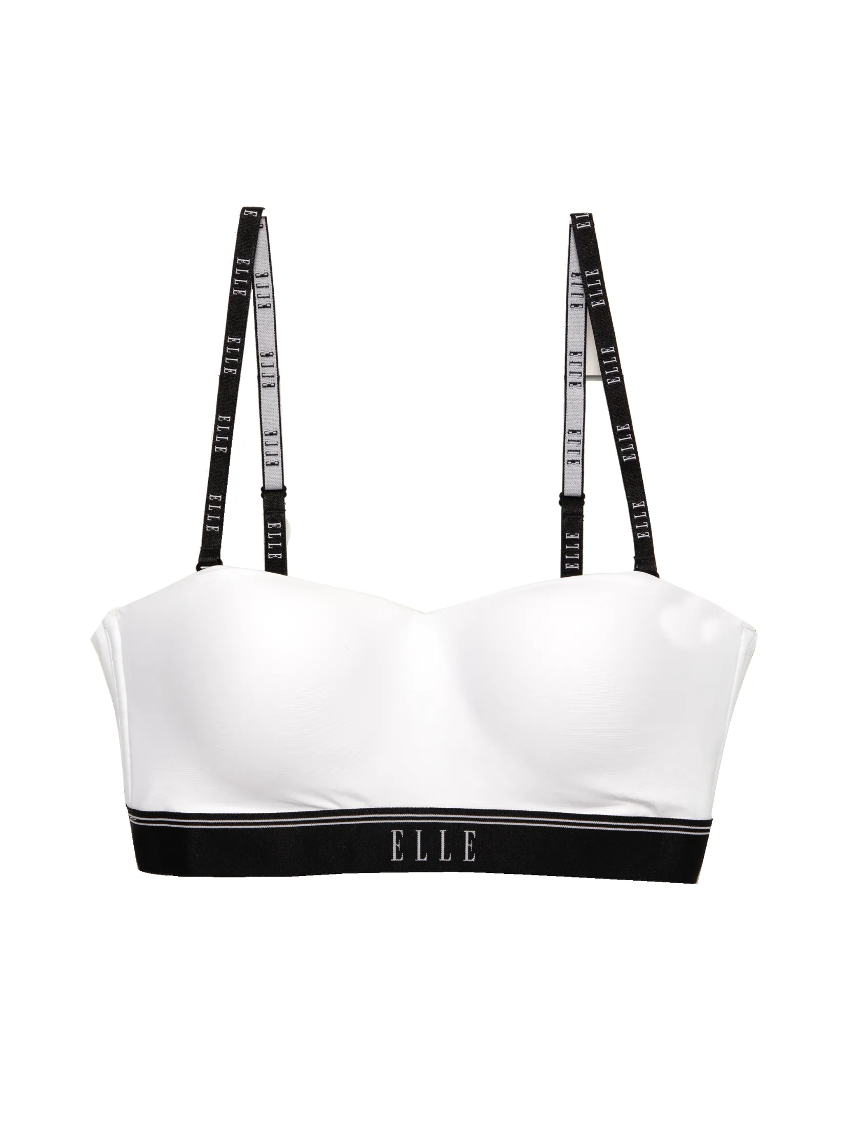 ELLE LINGERIE Women's Wireless bra with mould Pad LB8767 - White