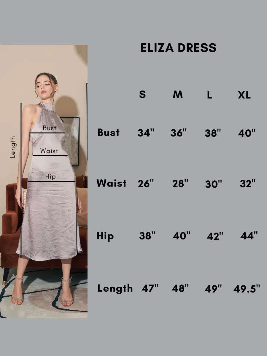 ROSE THE LABEL Grey Eliza Dress