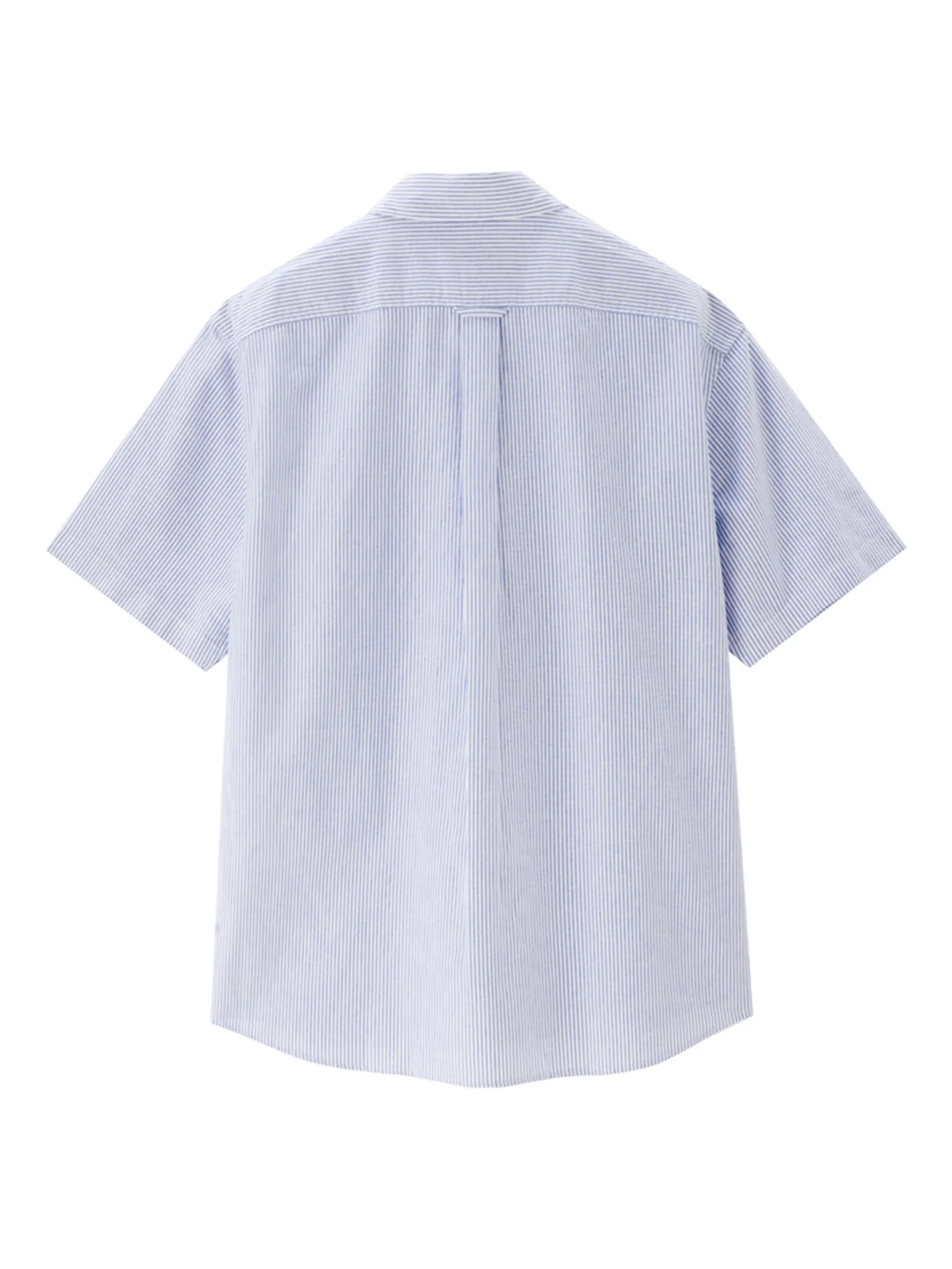 GIORDANO Men s Online Exclusive Relaxed Oxford Shirt (Korea) Blue White