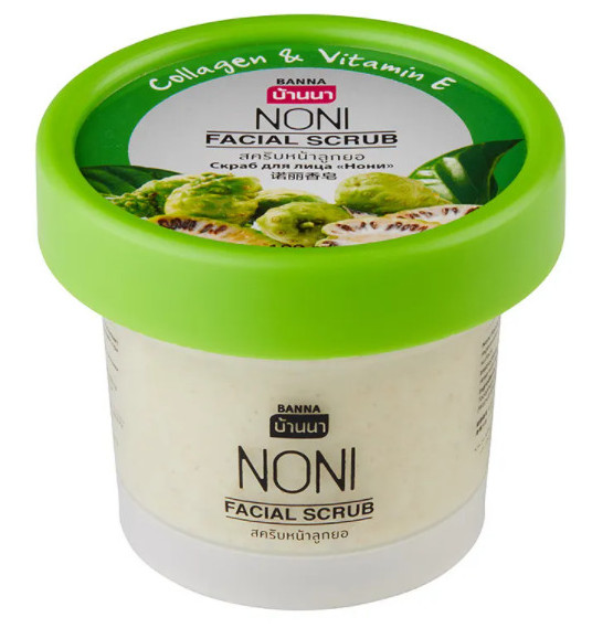 Скраб для лица с соком и частицами нони Banna 100 мл