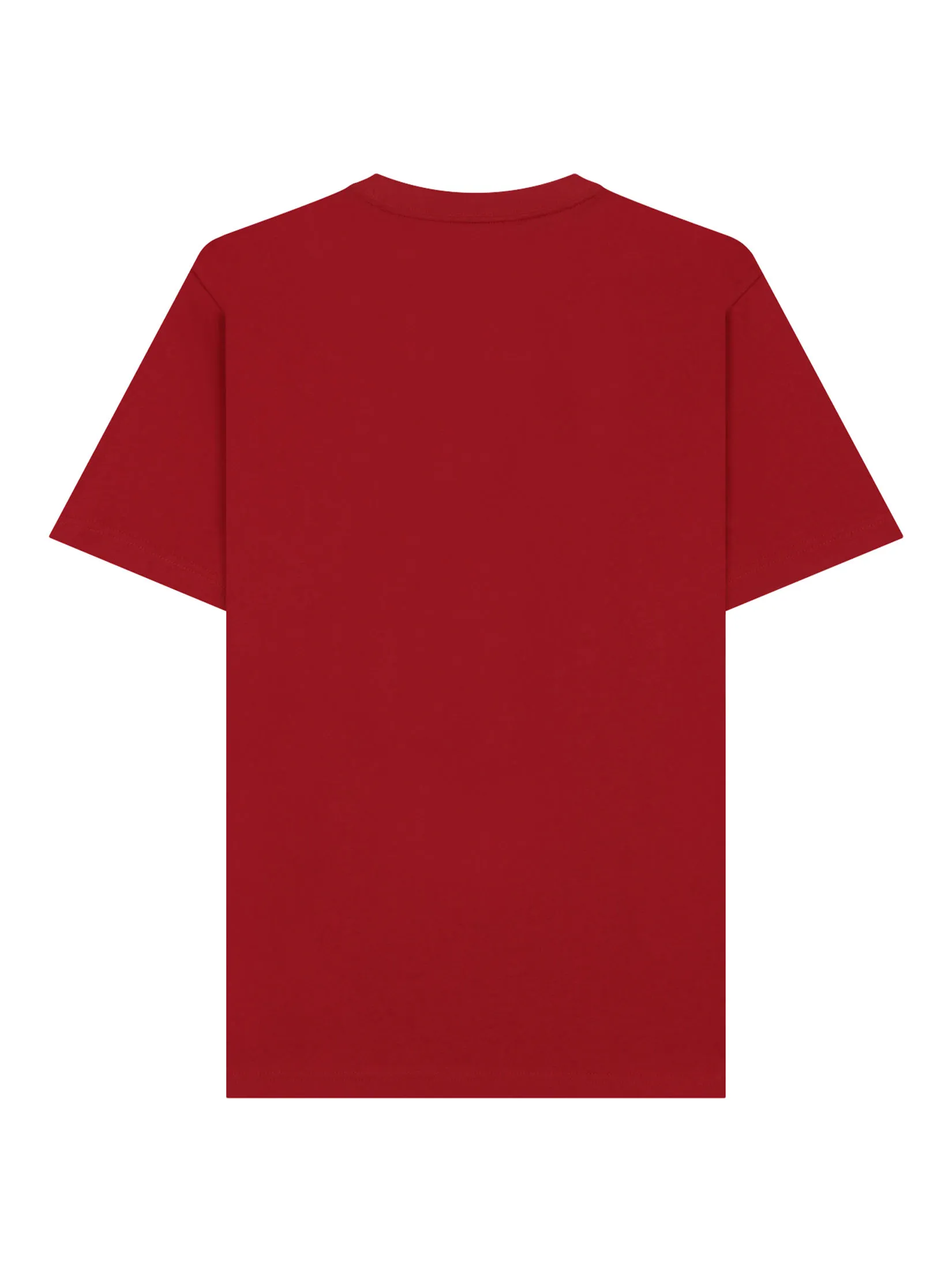 GIORDANO Men s Jersey Slim Printed Tee (WWS) Haute Red