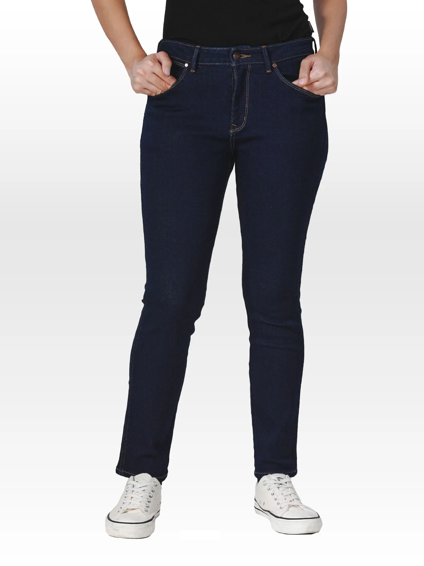 WRANGLER Women's Jeans Mid Lara Fit Dark Indigo