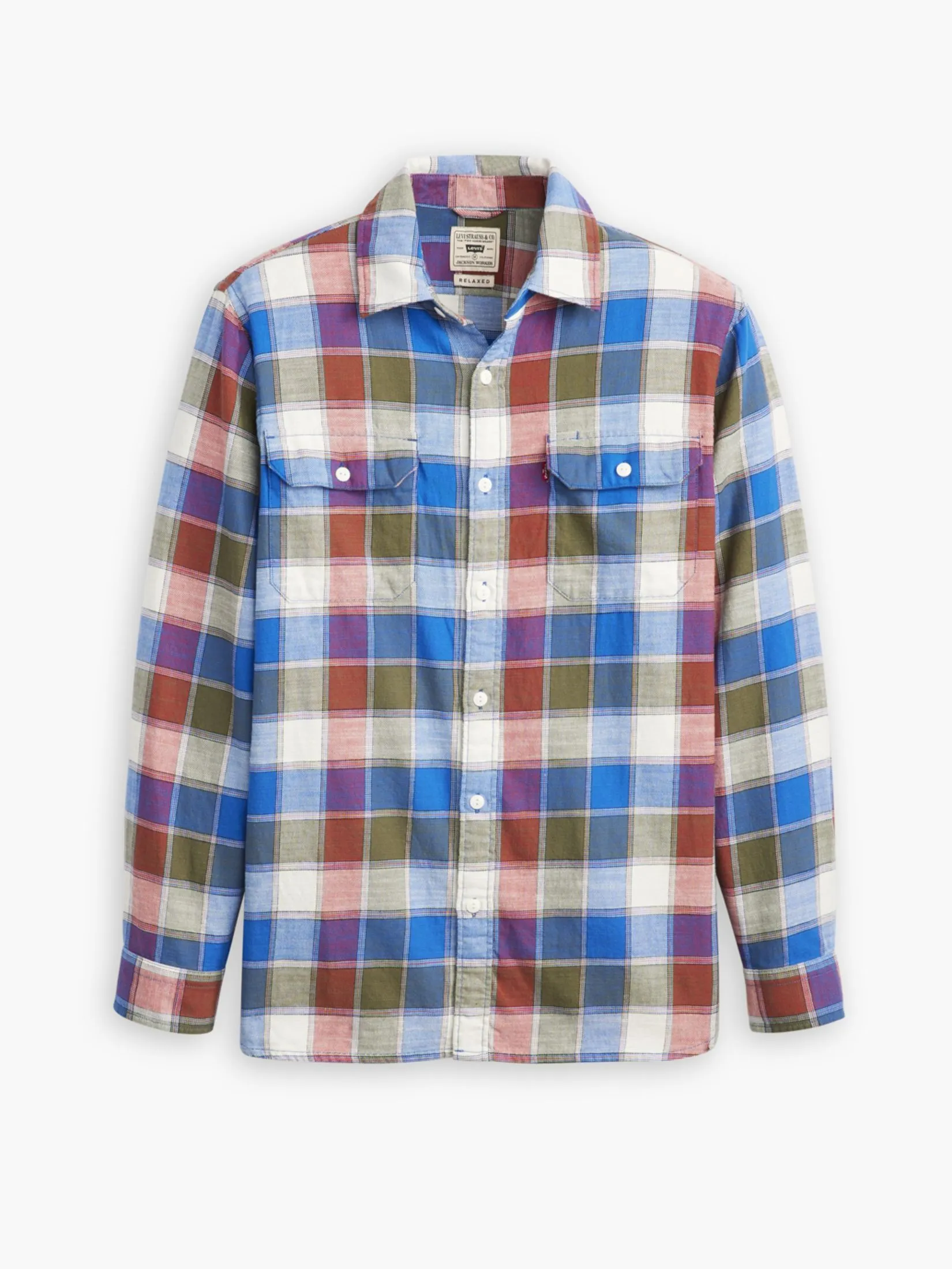 LEVI'S Men’s Jackson Worker Overshirt Multi-Color