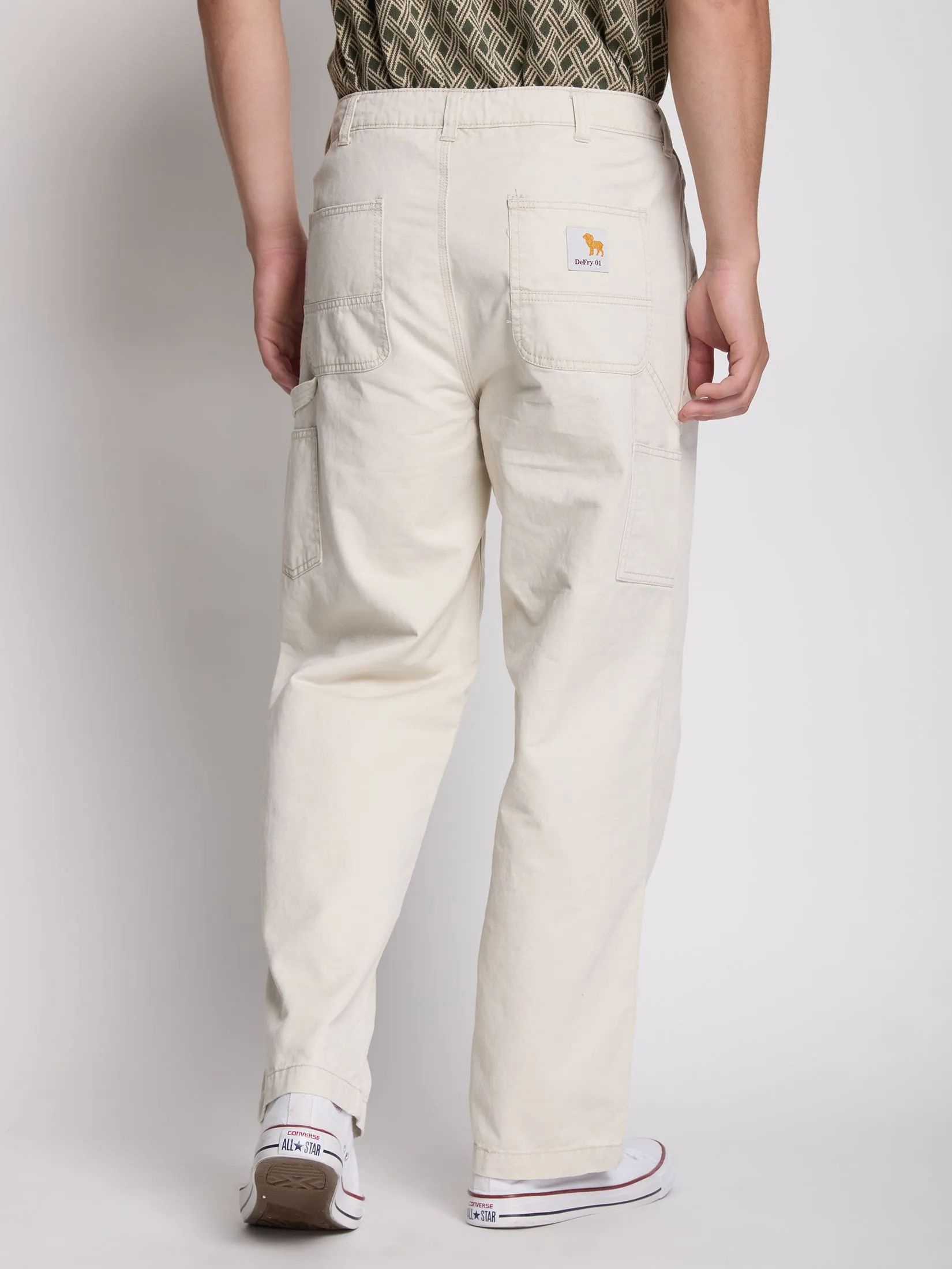 DEFRY 01 Men Straight Pants Solid Color 2507WLPM075