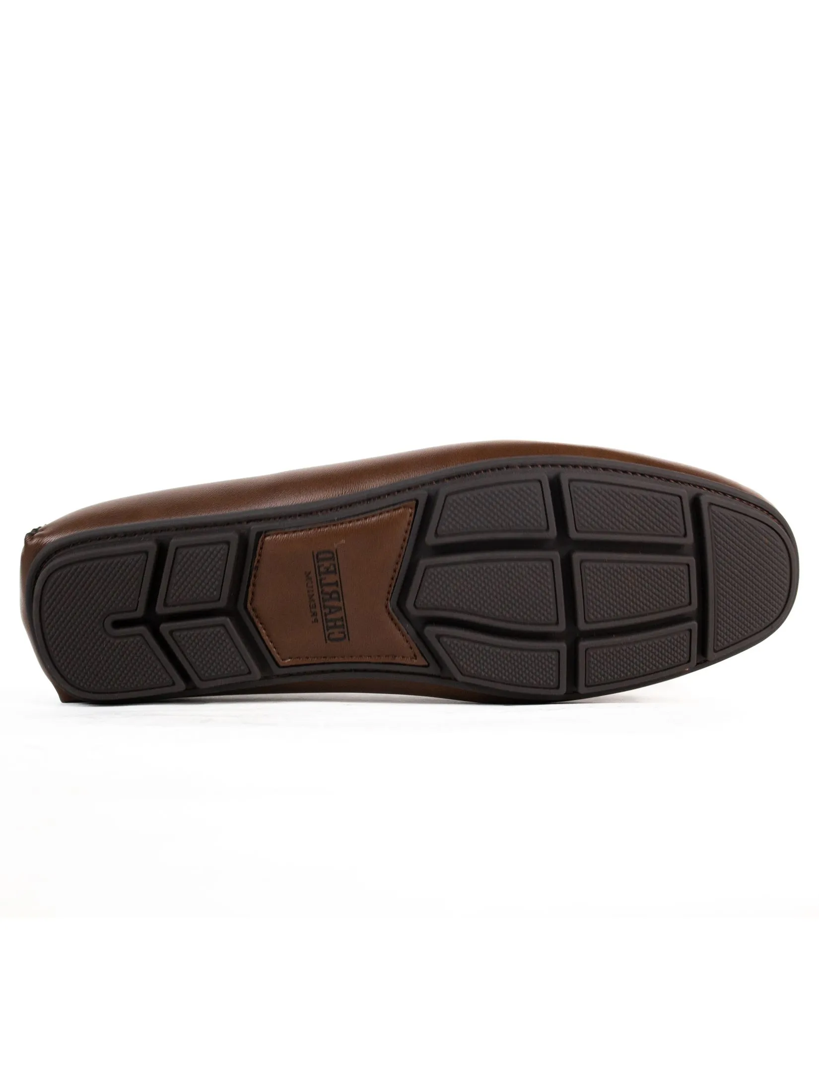 CHARLED Men's PU Loafer RC Coffee