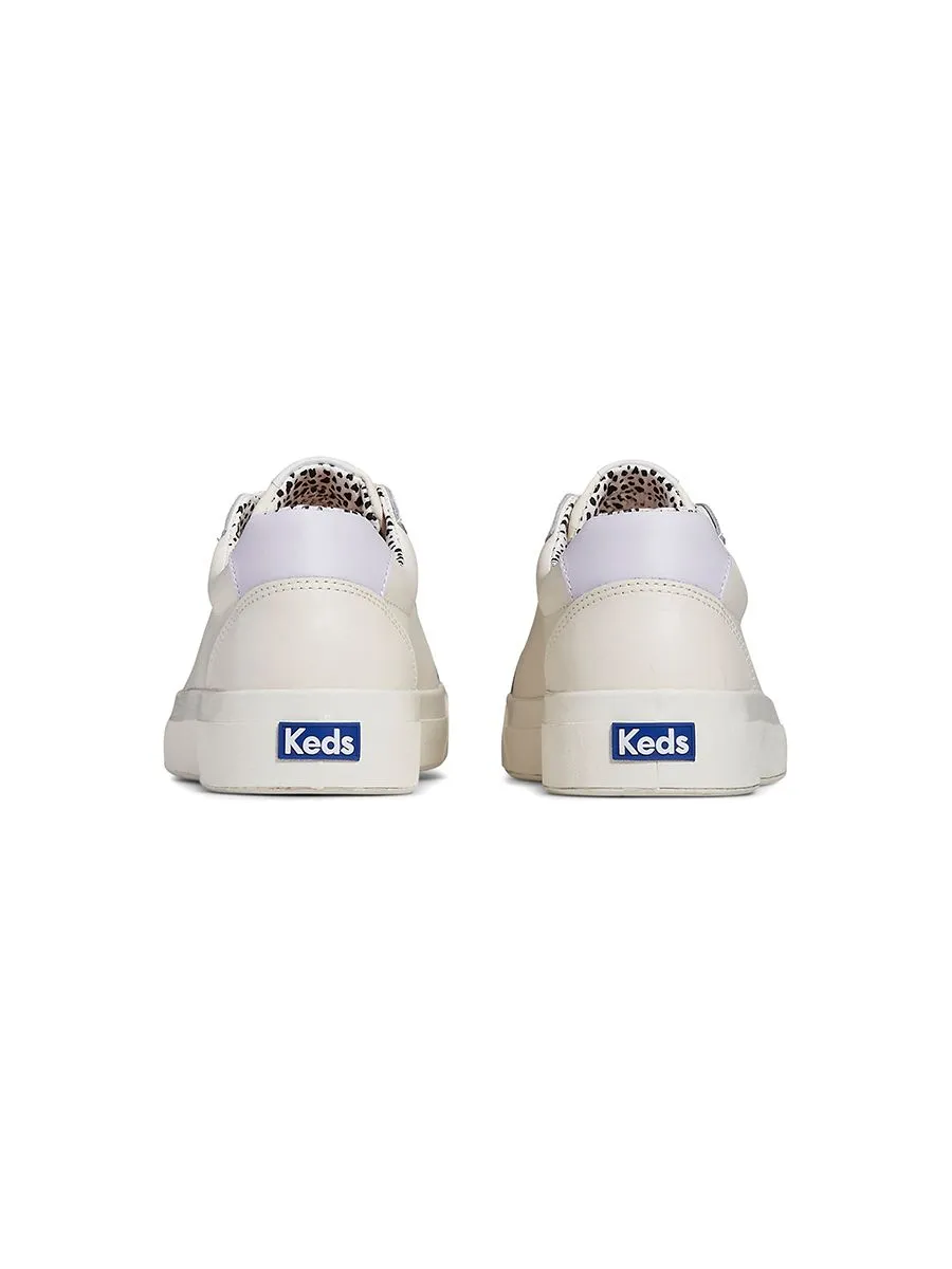 KEDS Women Pursuit Leather Pop Lining Cream/Multi