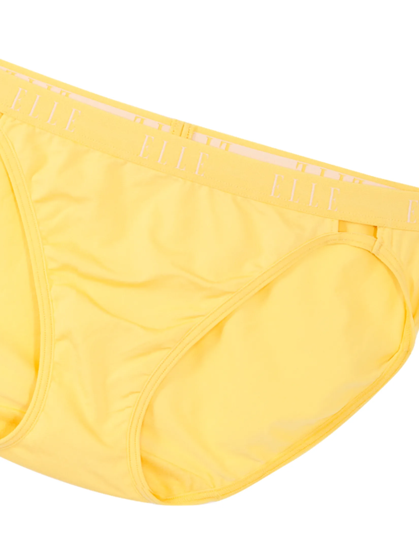ELLE LINGERIE Women’s Bikini Lowrise Panty LU1946 - Yellow