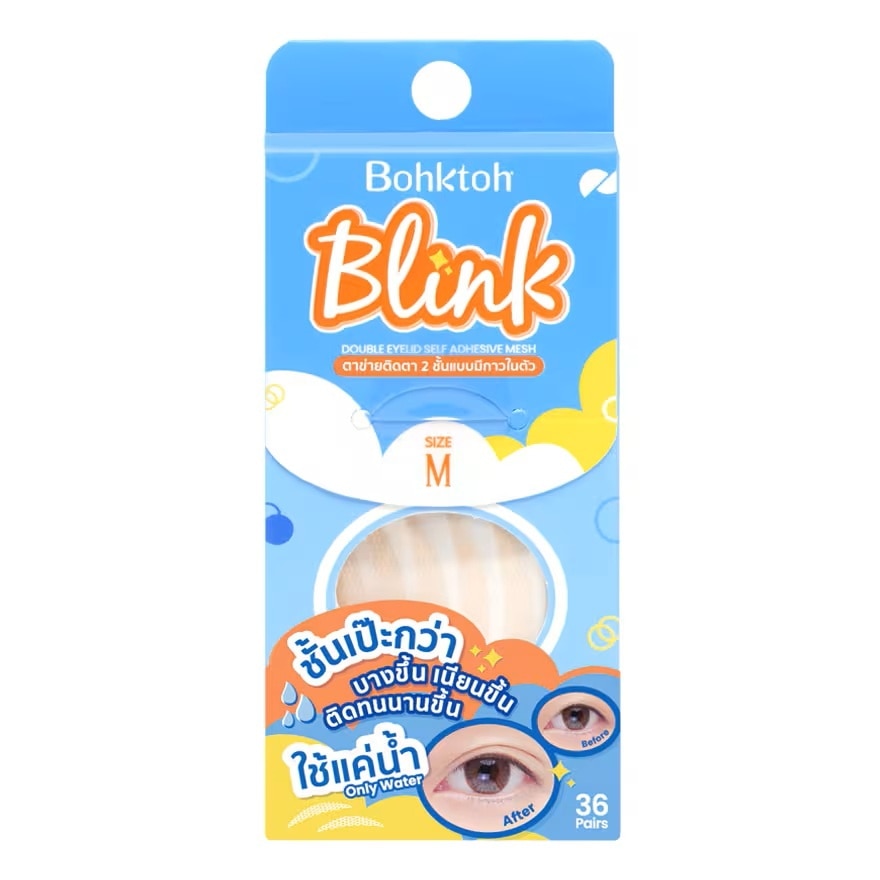 Bohktoh Blink Mesh Double Eyelid Sticker - M  36 Pair