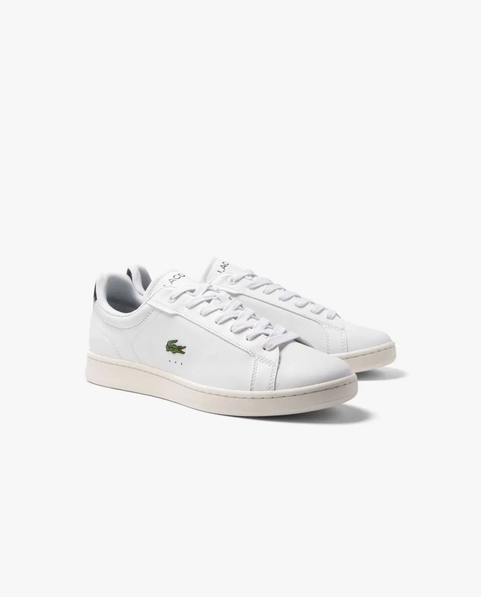 LACOSTE Men’s Lacoste Carnaby Pro Leather Premium Trainers White