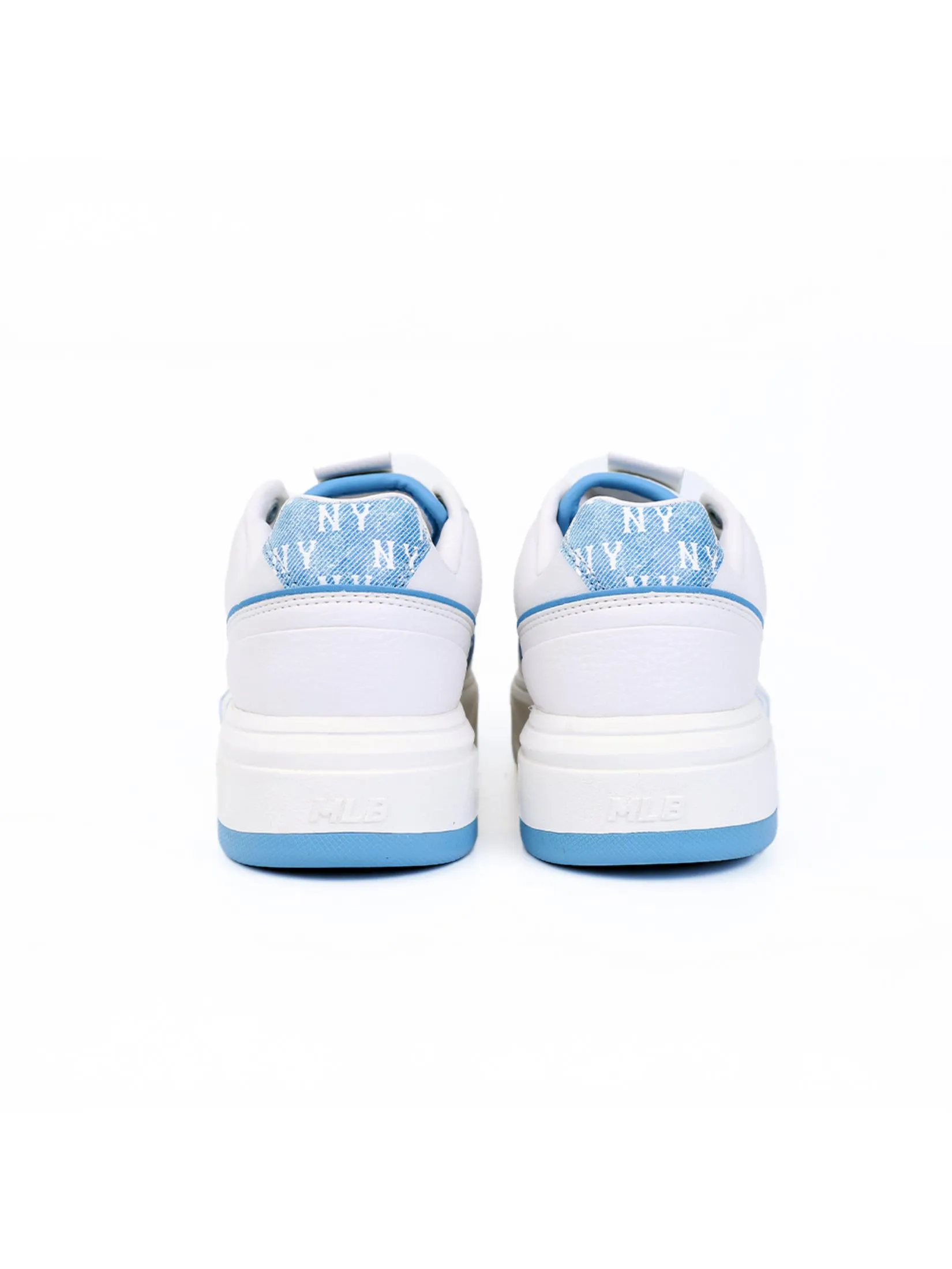 MLB Unisex Chunky Liner Denim Monogram Big Logo (Bl) Model 3ASXD025N 50BLS Blue