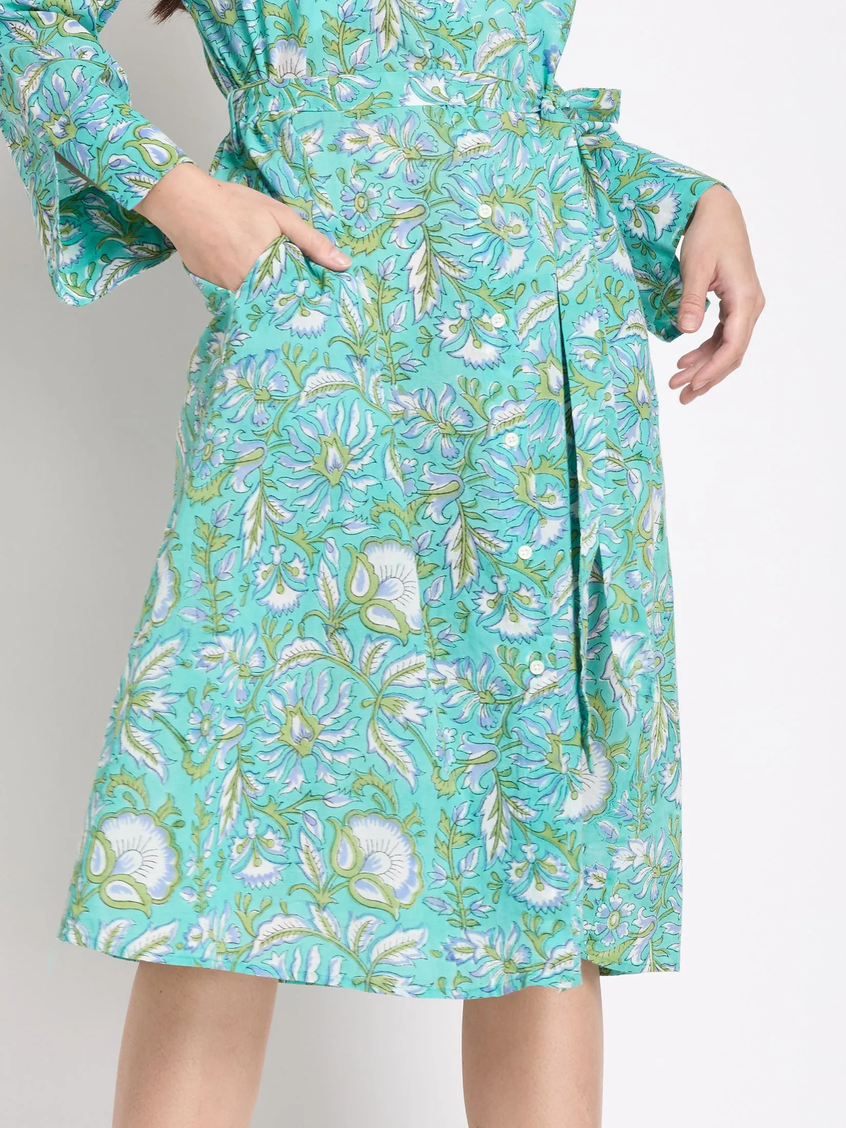 ALUMNUS Women Dress Long Sleeves Collar Neck Print