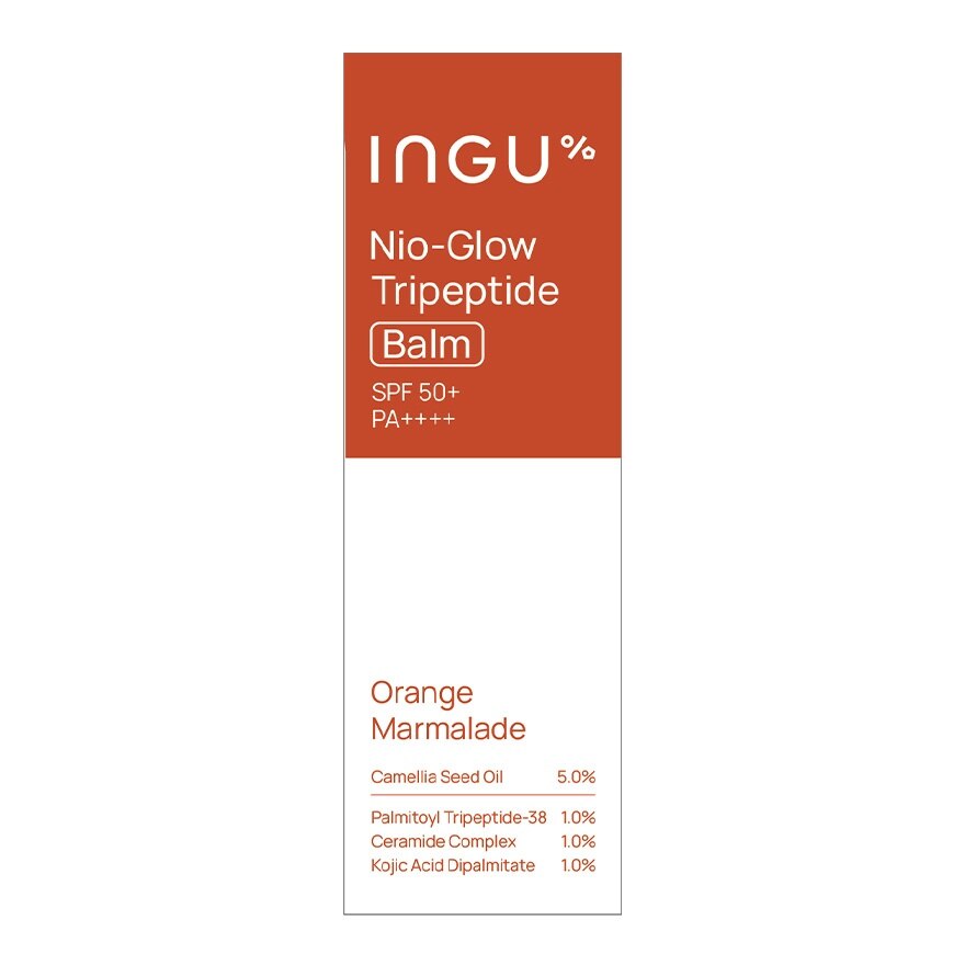 INGU Nio-Glow Tripeptide Balm SPF 50 PA++++ Orange Marmalade 10 ml.