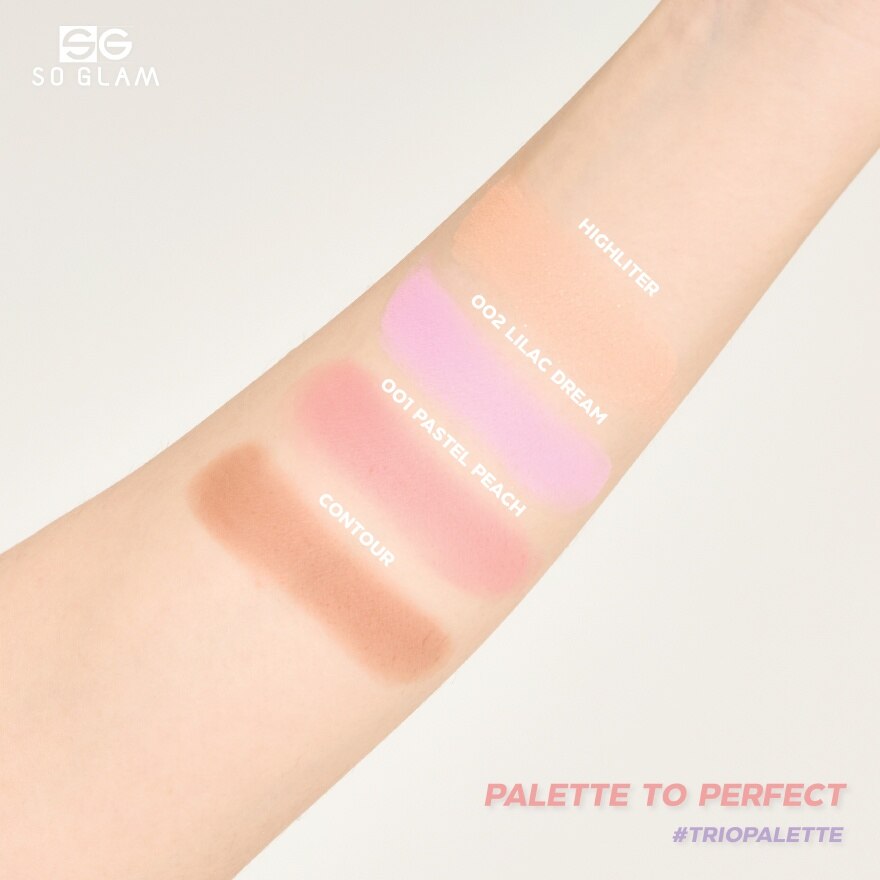 #So Glam To Perfect blush Palette 001