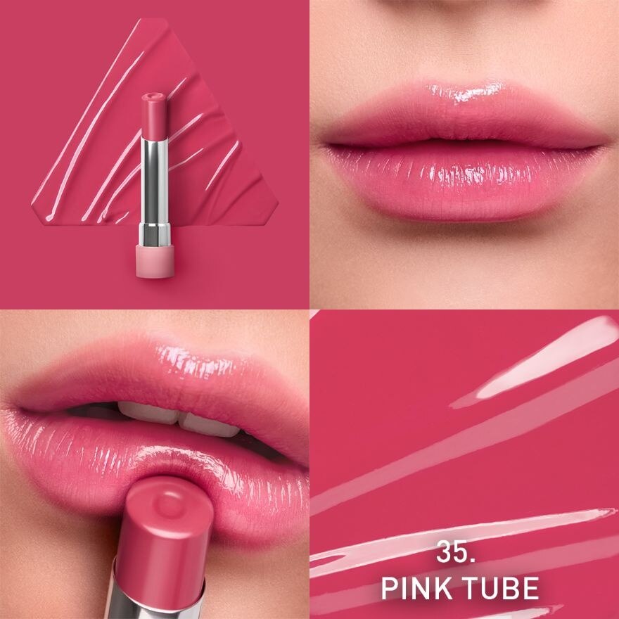 #3CE Glazy Lip Glow 3.2g 35 Pink Tube